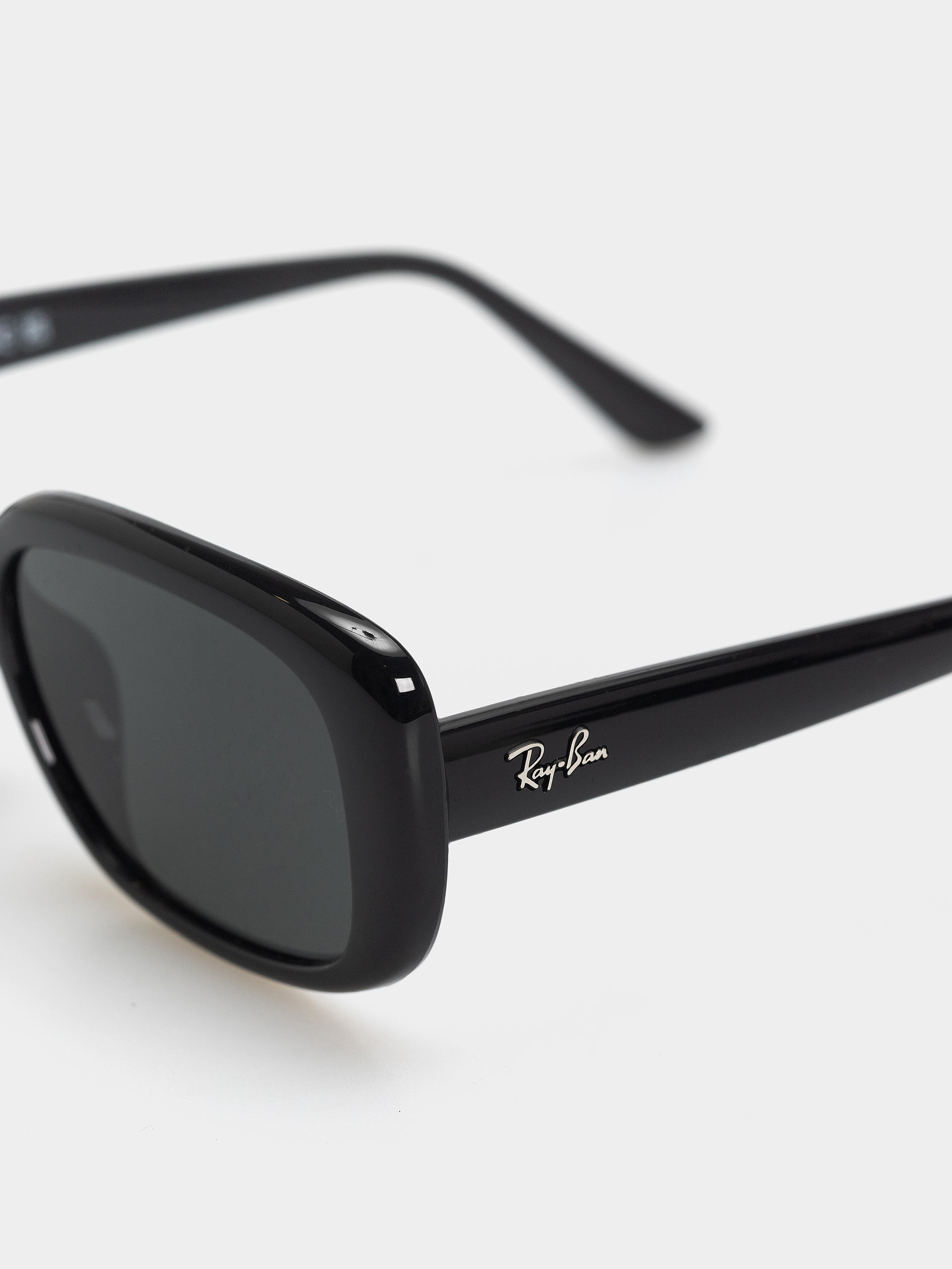 Ray-Ban Rb4421D Sunglasses (polerowany czarny/ciemnoszary)