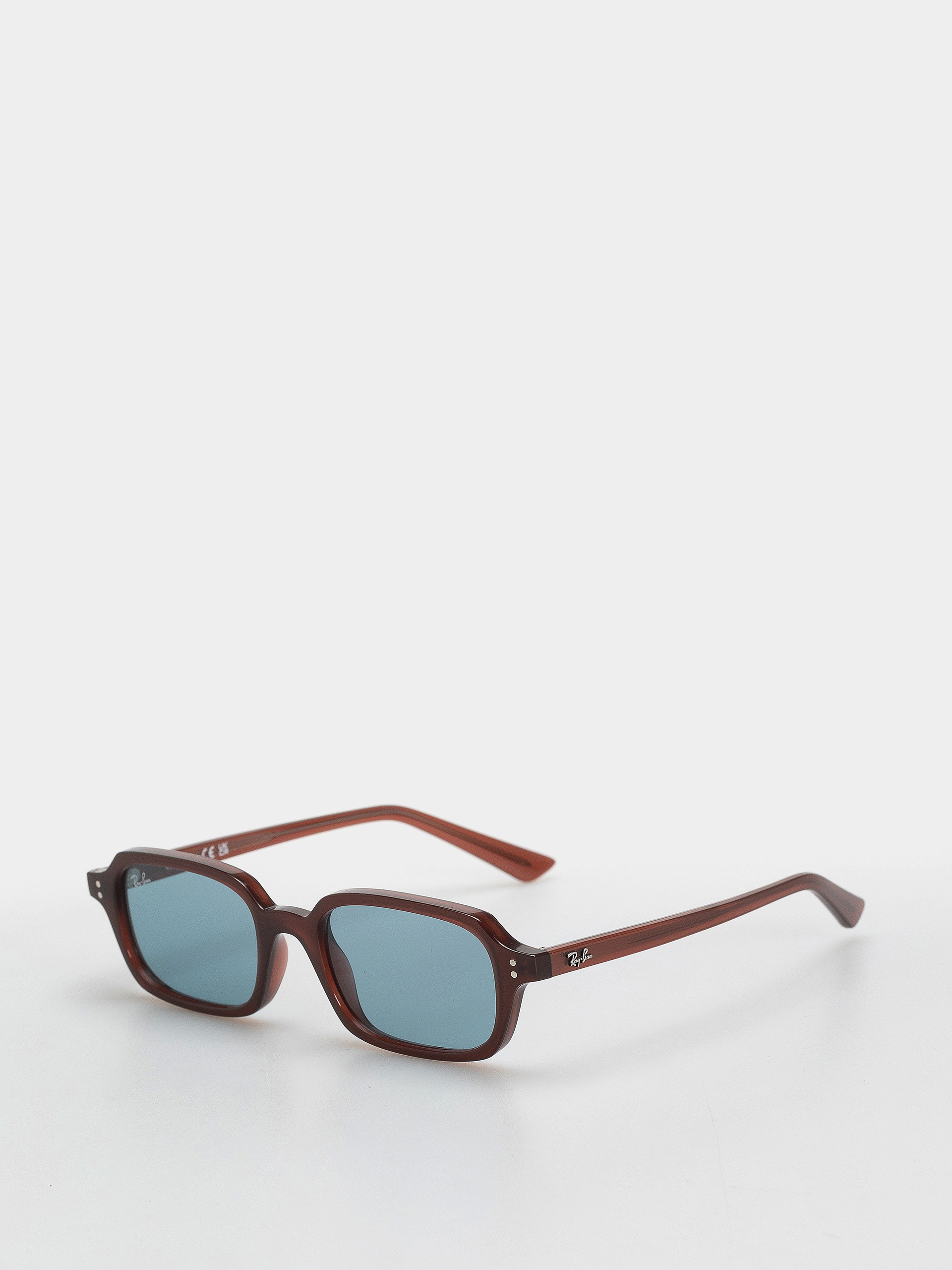 Ray-Ban Zuri Sunglasses (polerowany zardzewiały brązowy/niebieski)