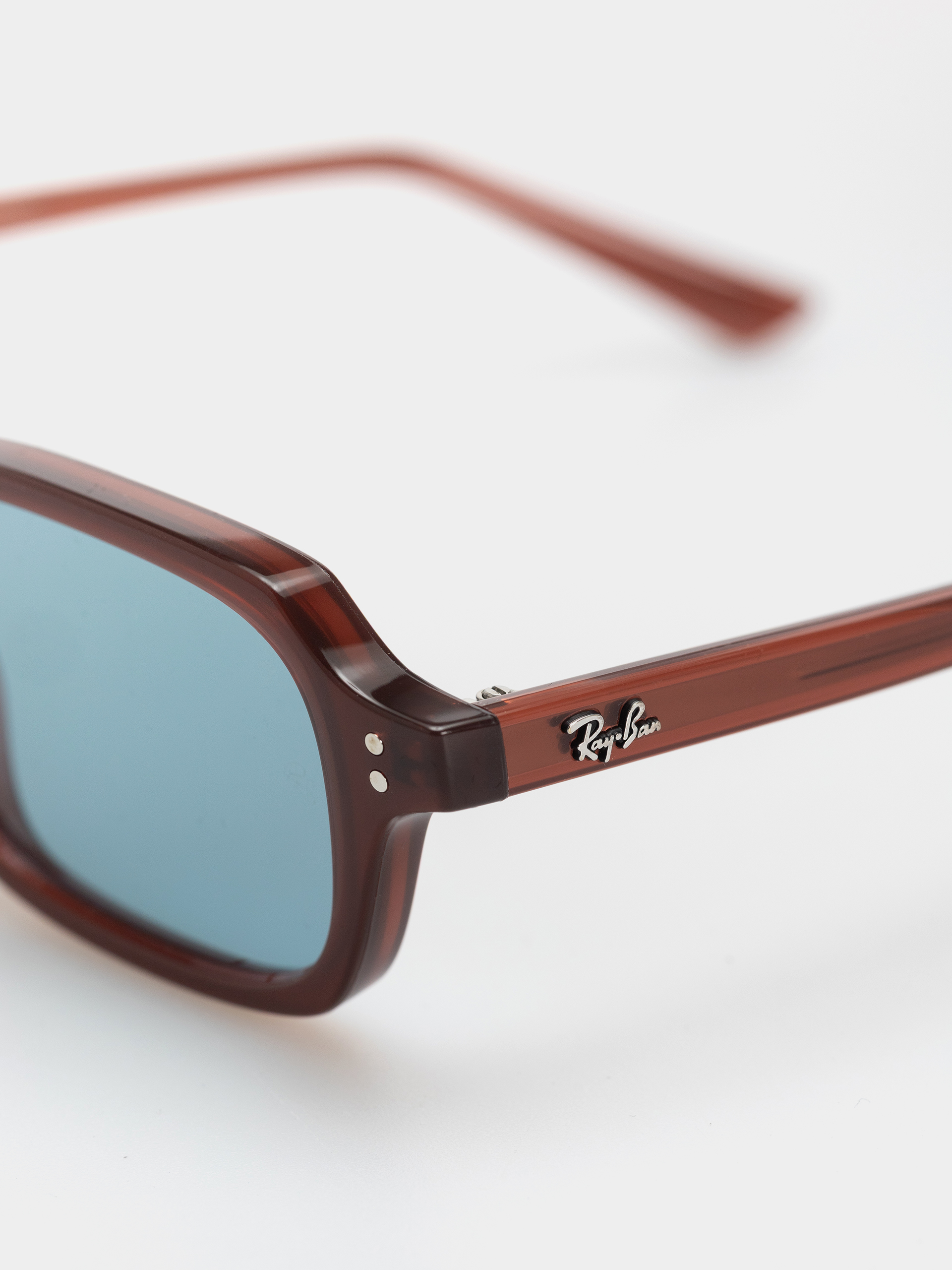 Ray-Ban Zuri Sunglasses (polerowany zardzewiały brązowy/niebieski)