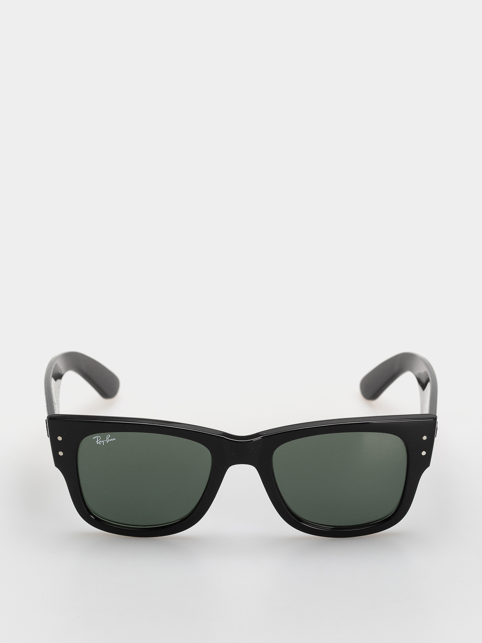 Ray-Ban Mega Wayfarer Sonnenbrille (polerowany czarny/zielony)