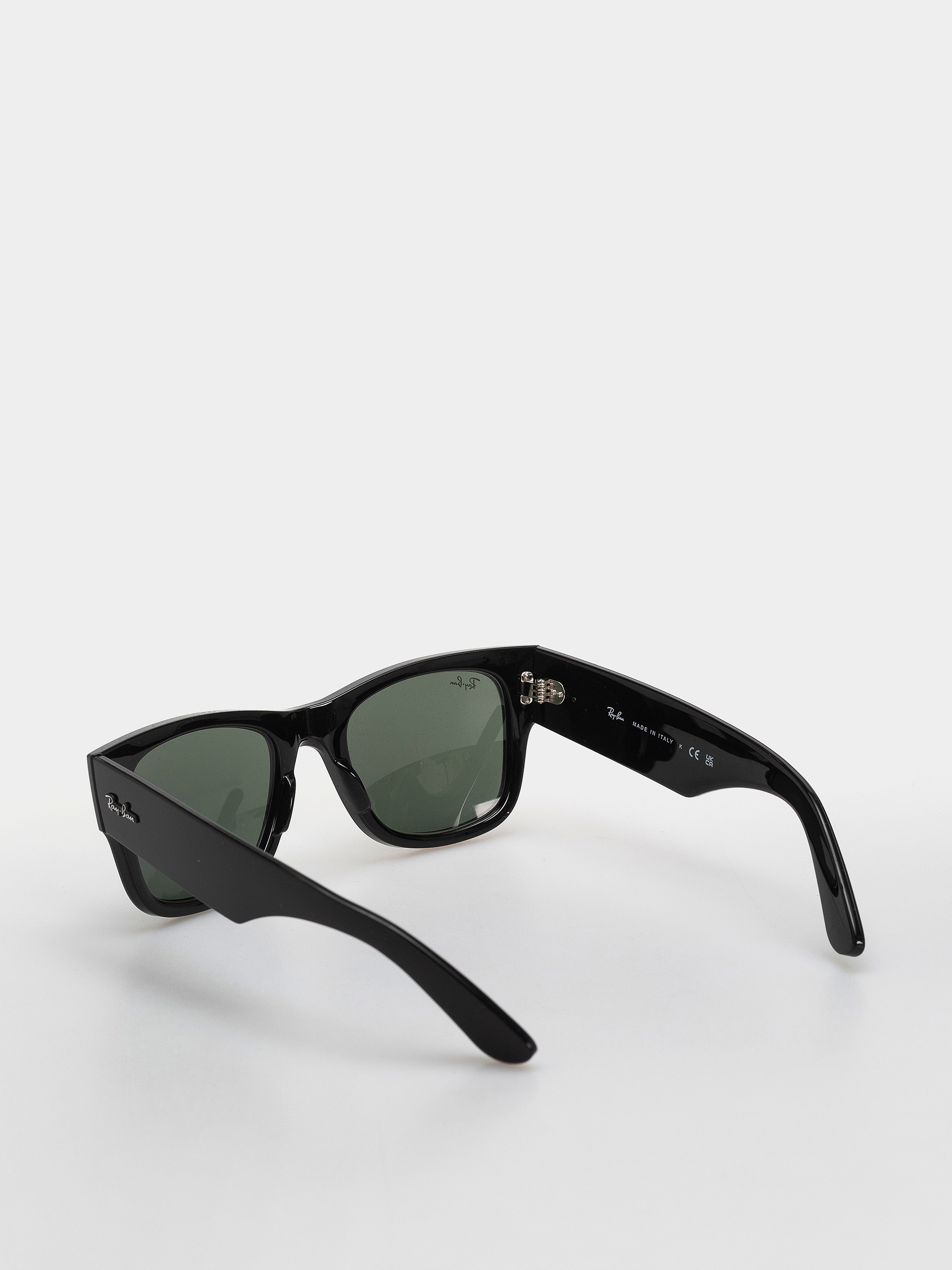 Ray-Ban Mega Wayfarer Sunglasses (polerowany czarny/zielony)