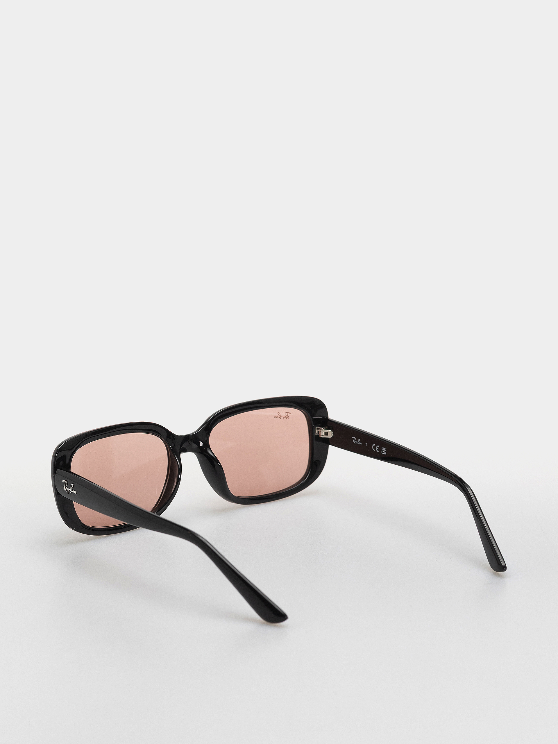 Ray-Ban Rb4421D Sonnenbrille (polerowany czarny/ciemnoróżowe)
