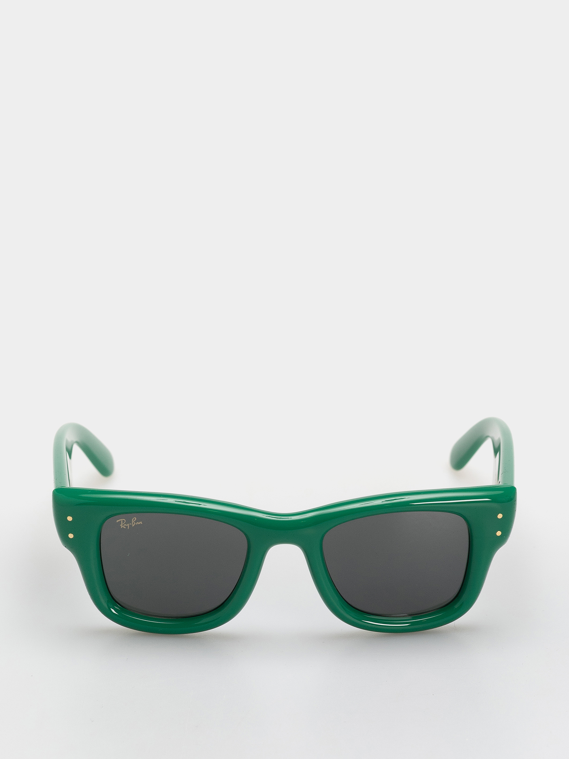 Ray-Ban Wayfarer Puffer Sonnenbrille (polerowany zielony/ultra czarny)