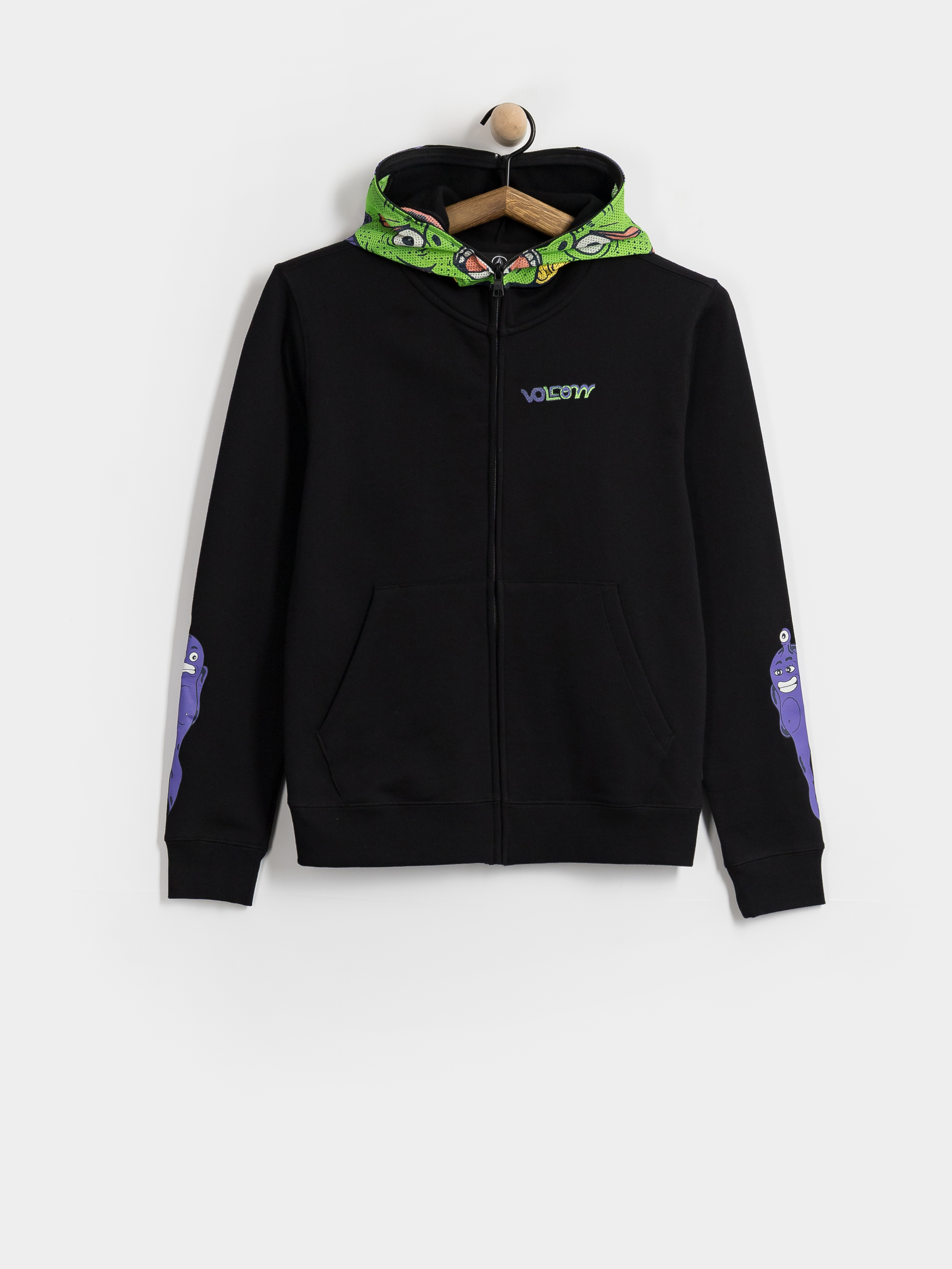Volcom Hoodie Fa Ben Sanair Full ZIP JR (black)