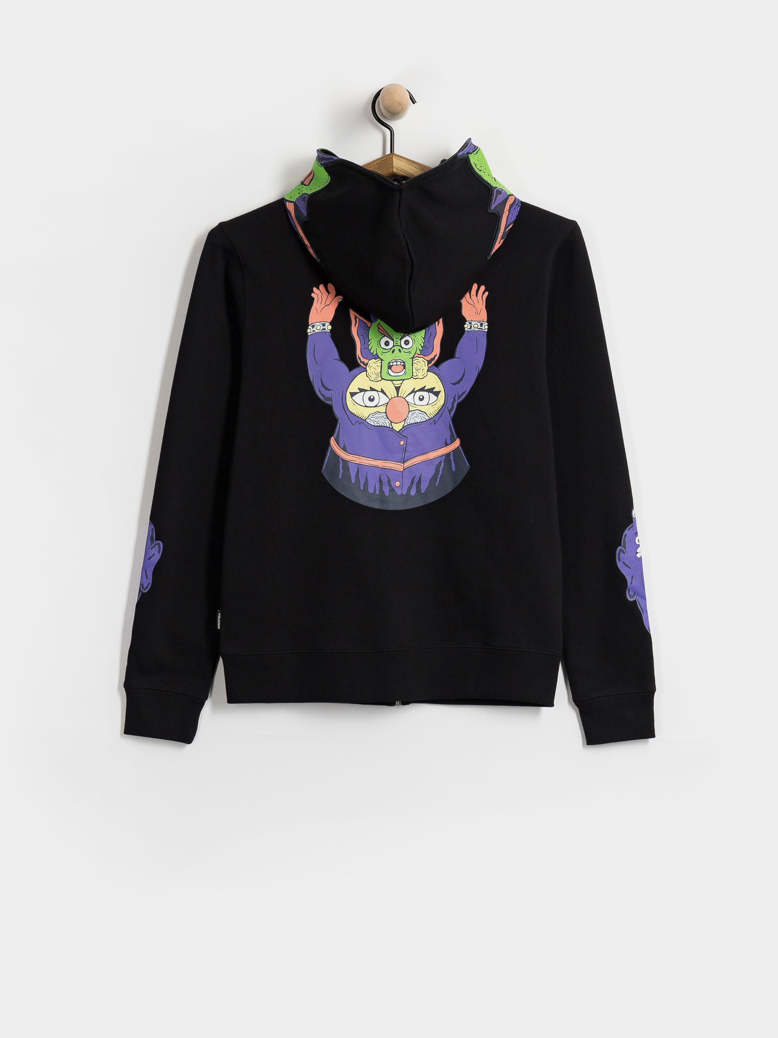 Volcom Hoodie Fa Ben Sanair Full ZIP JR (black)