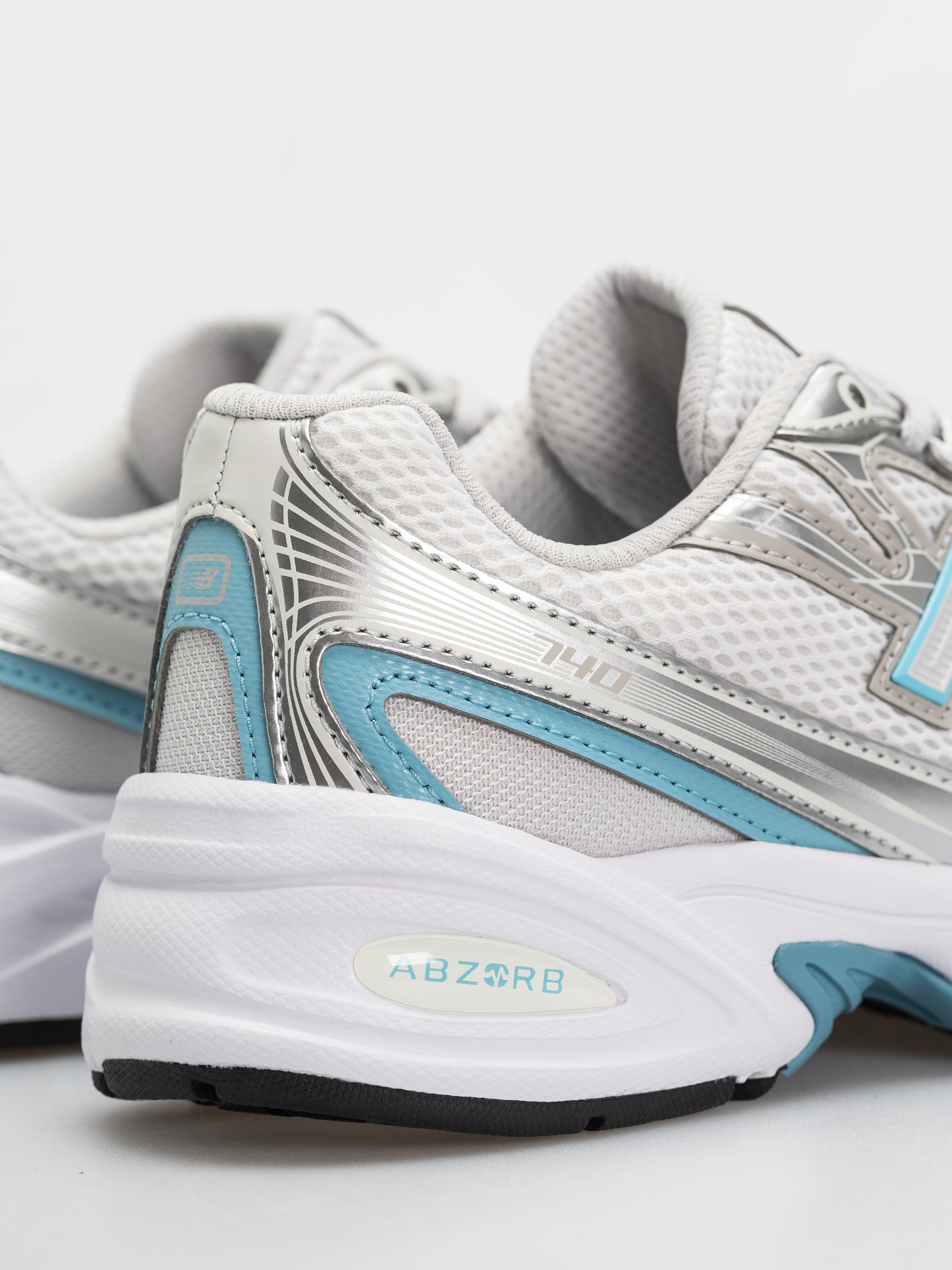 New Balance 740 JR Shoes (grey matter/taffy blue)