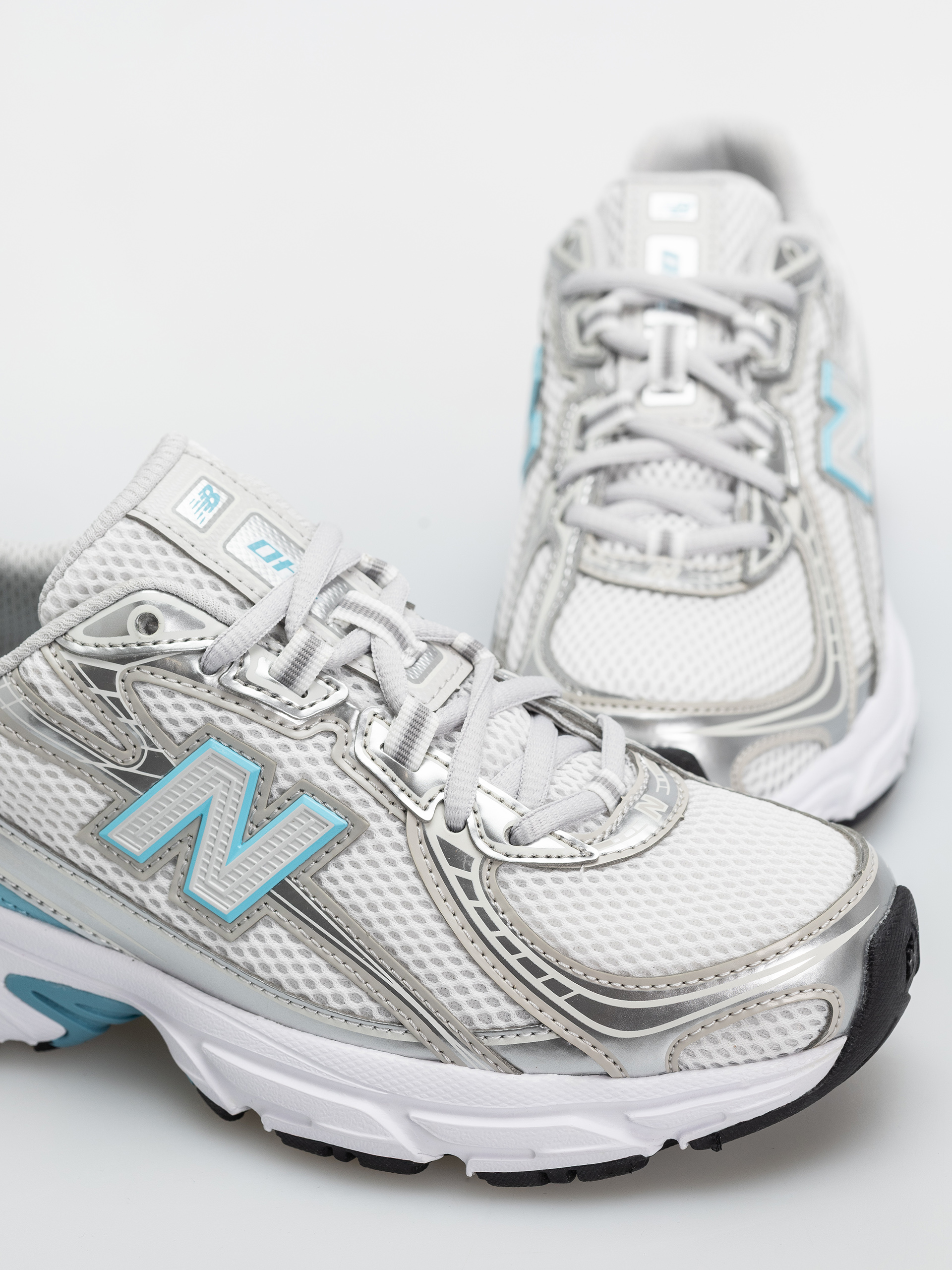 New Balance 740 JR Shoes (grey matter/taffy blue)