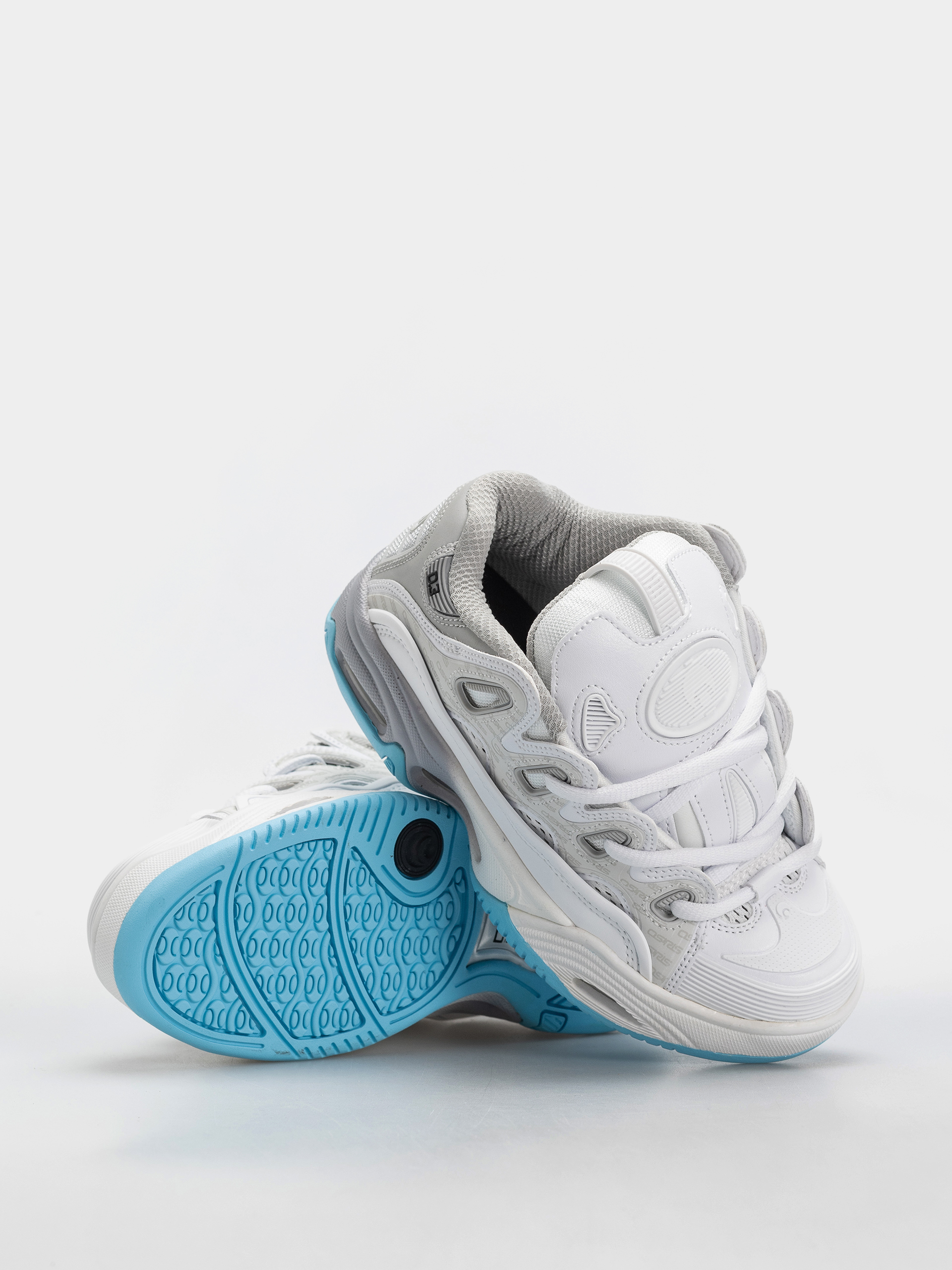 Osiris D3 2001 Schuhe (white/grey/baby blue)