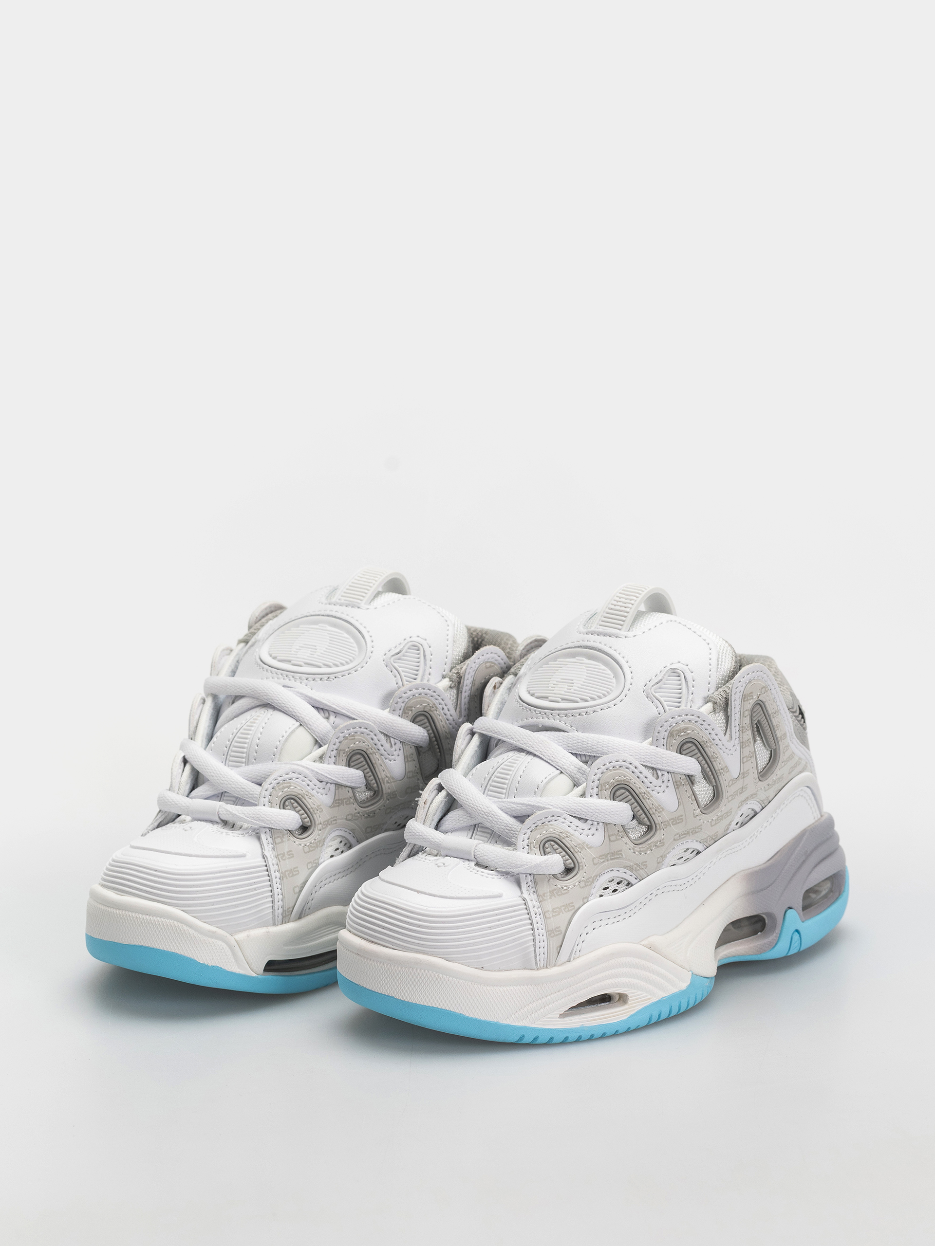 Osiris D3 2001 Schuhe (white/grey/baby blue)