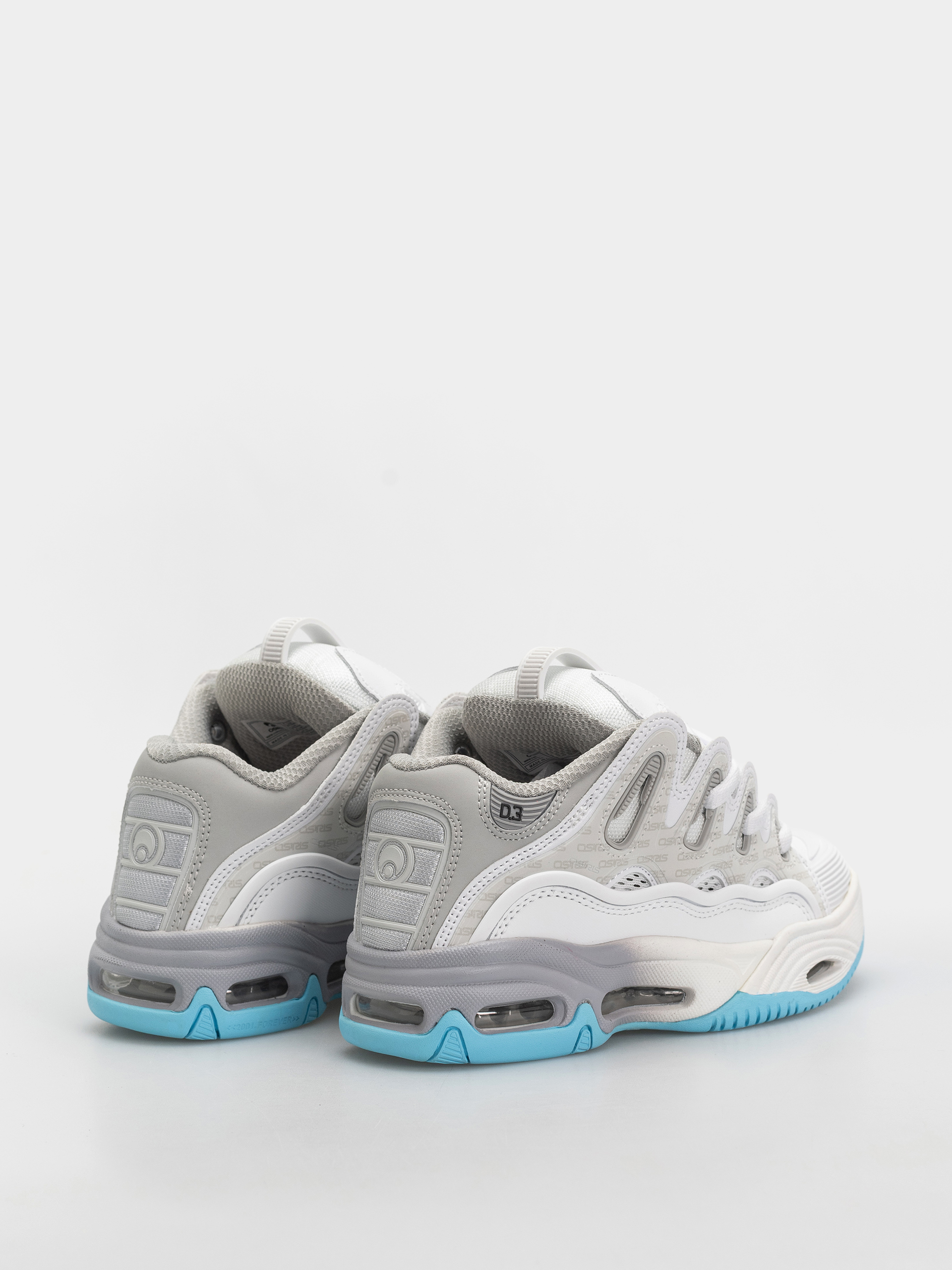 Osiris D3 2001 Schuhe (white/grey/baby blue)