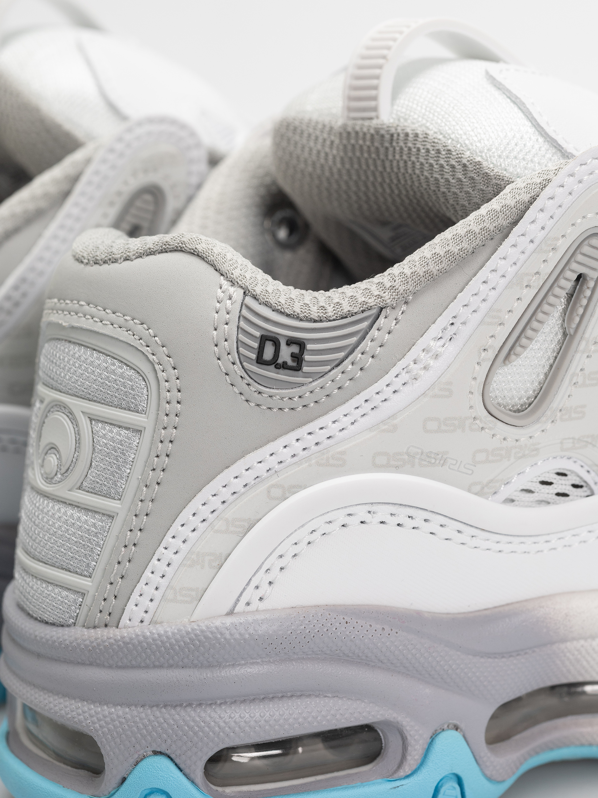 Osiris D3 2001 Shoes (white/grey/baby blue)