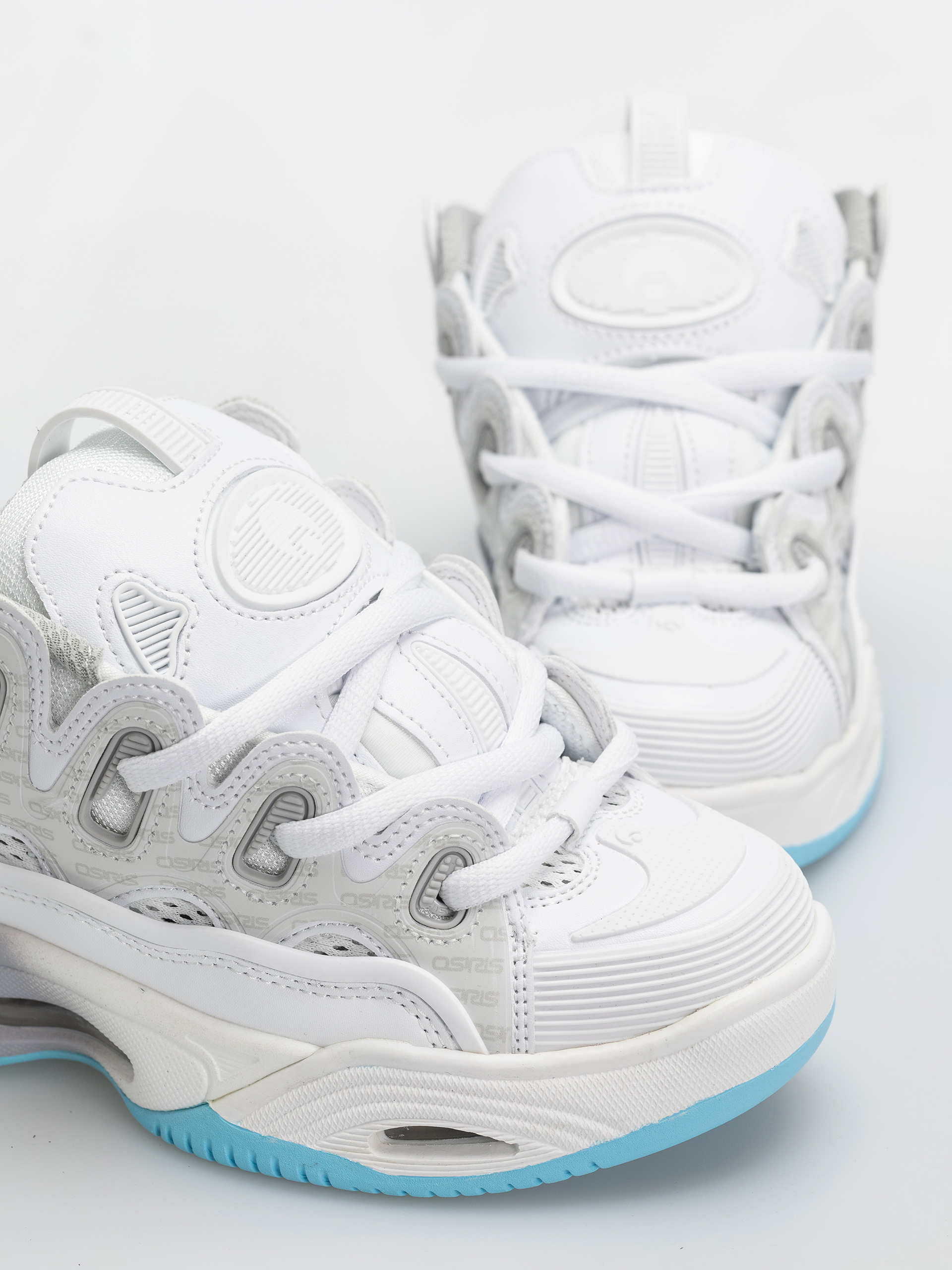 Osiris D3 2001 Shoes (white/grey/baby blue)