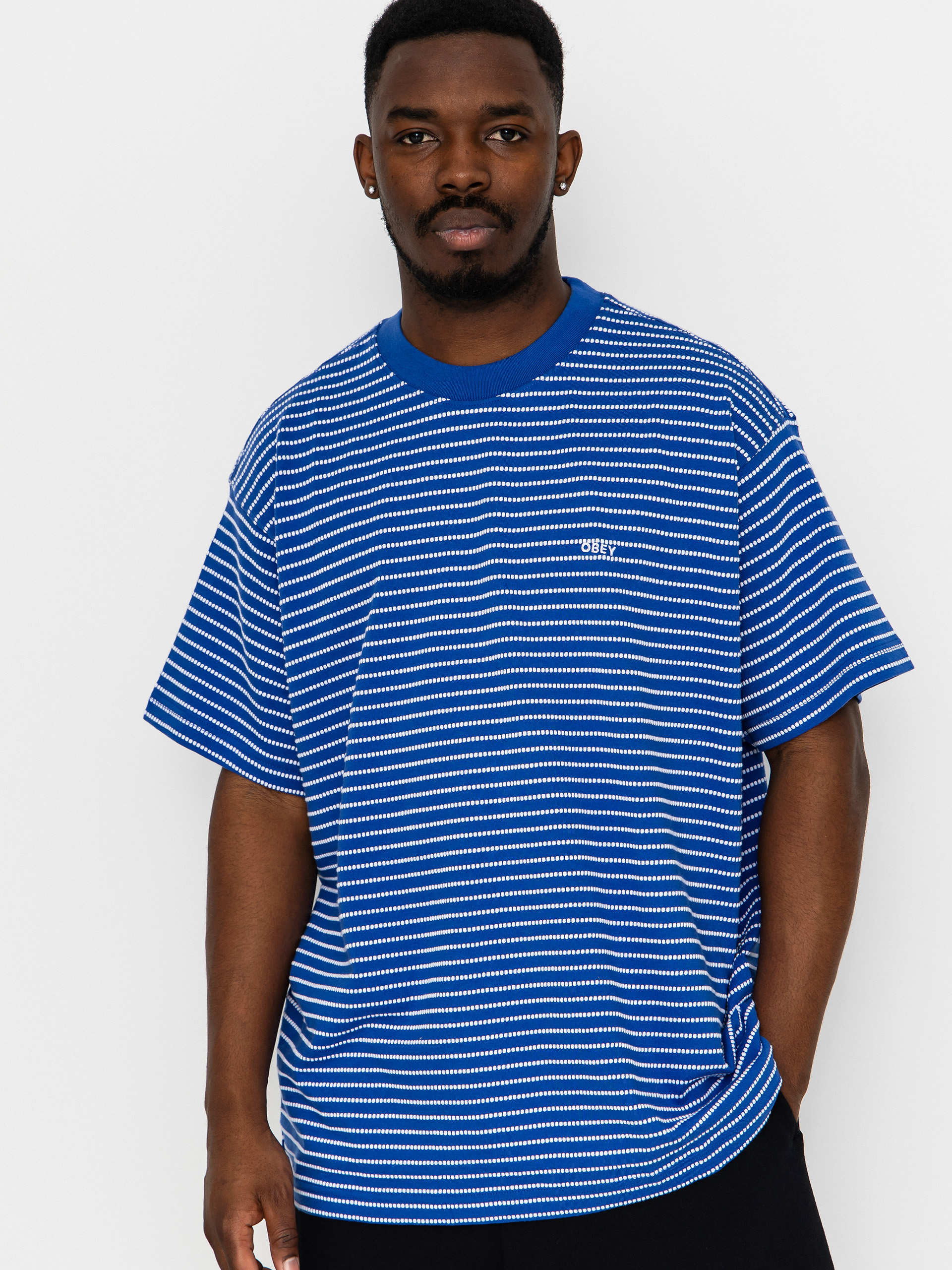 OBEY T-Shirt Edwin (blue multi)