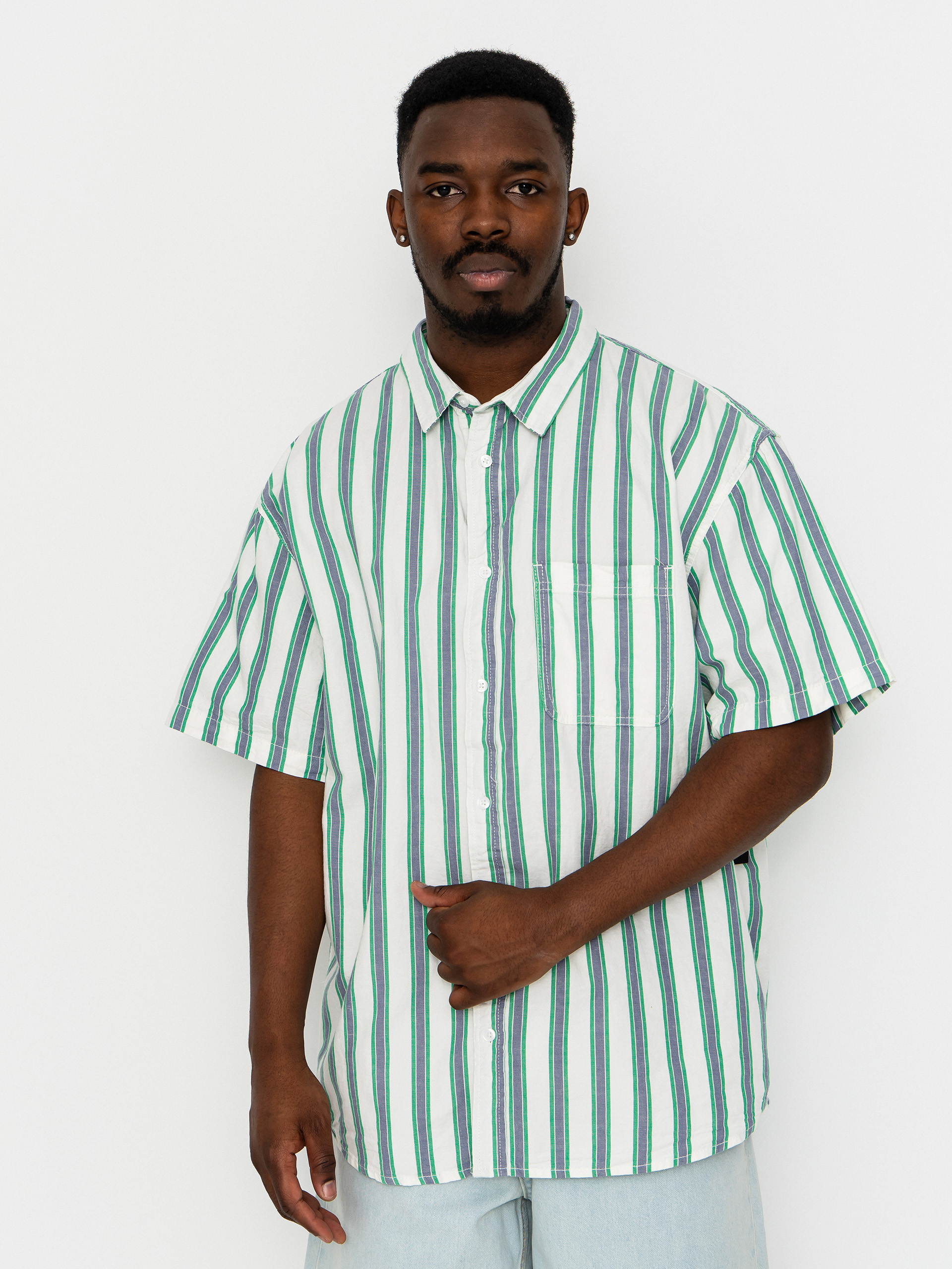 Vans Lawson Stripe Hemd (white/vivid ver)