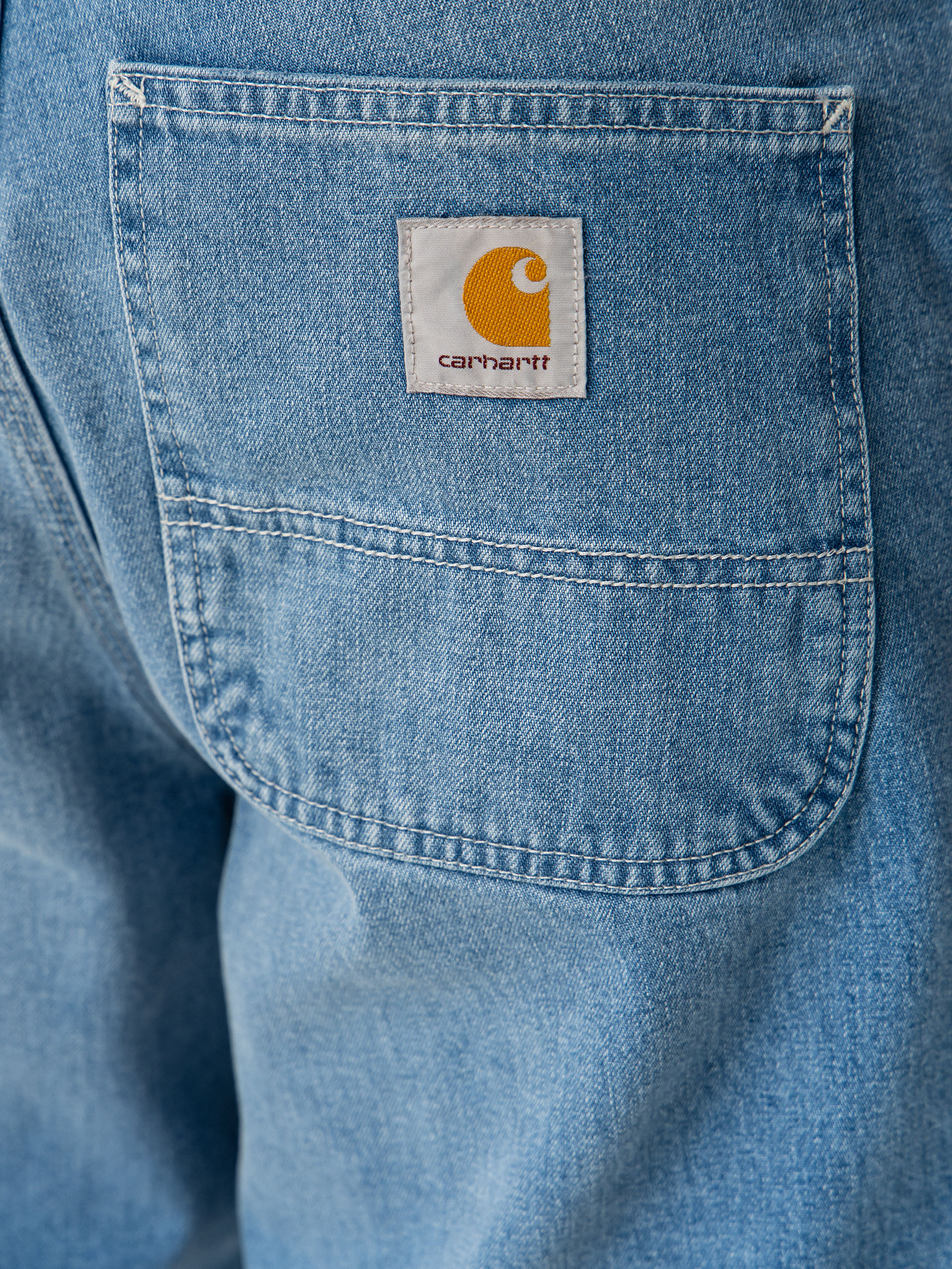 Carhartt WIP Simple Shorts (blue light true washed)