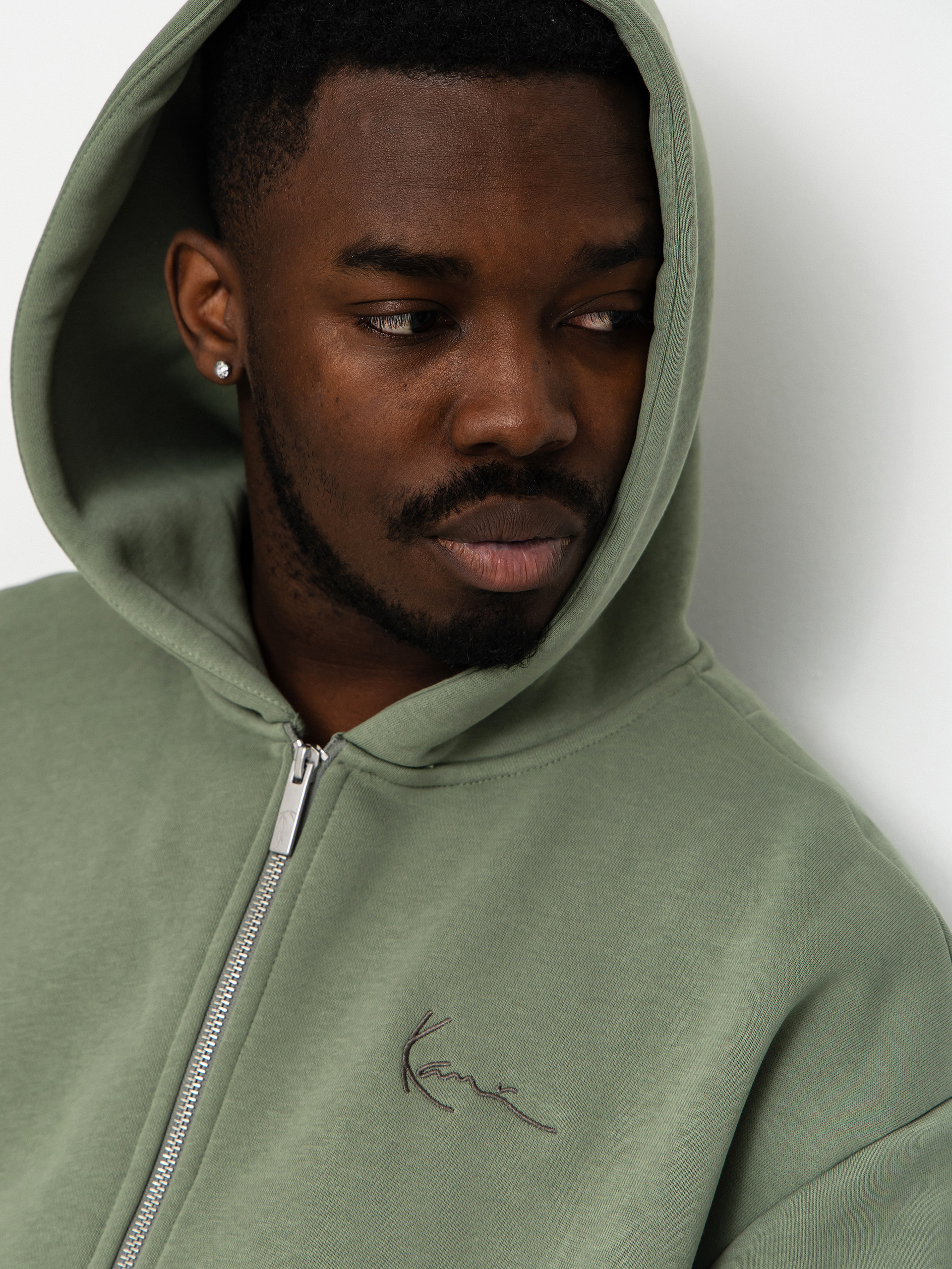 Karl Kani Small Signature Essential ZHD Hoodie (green)