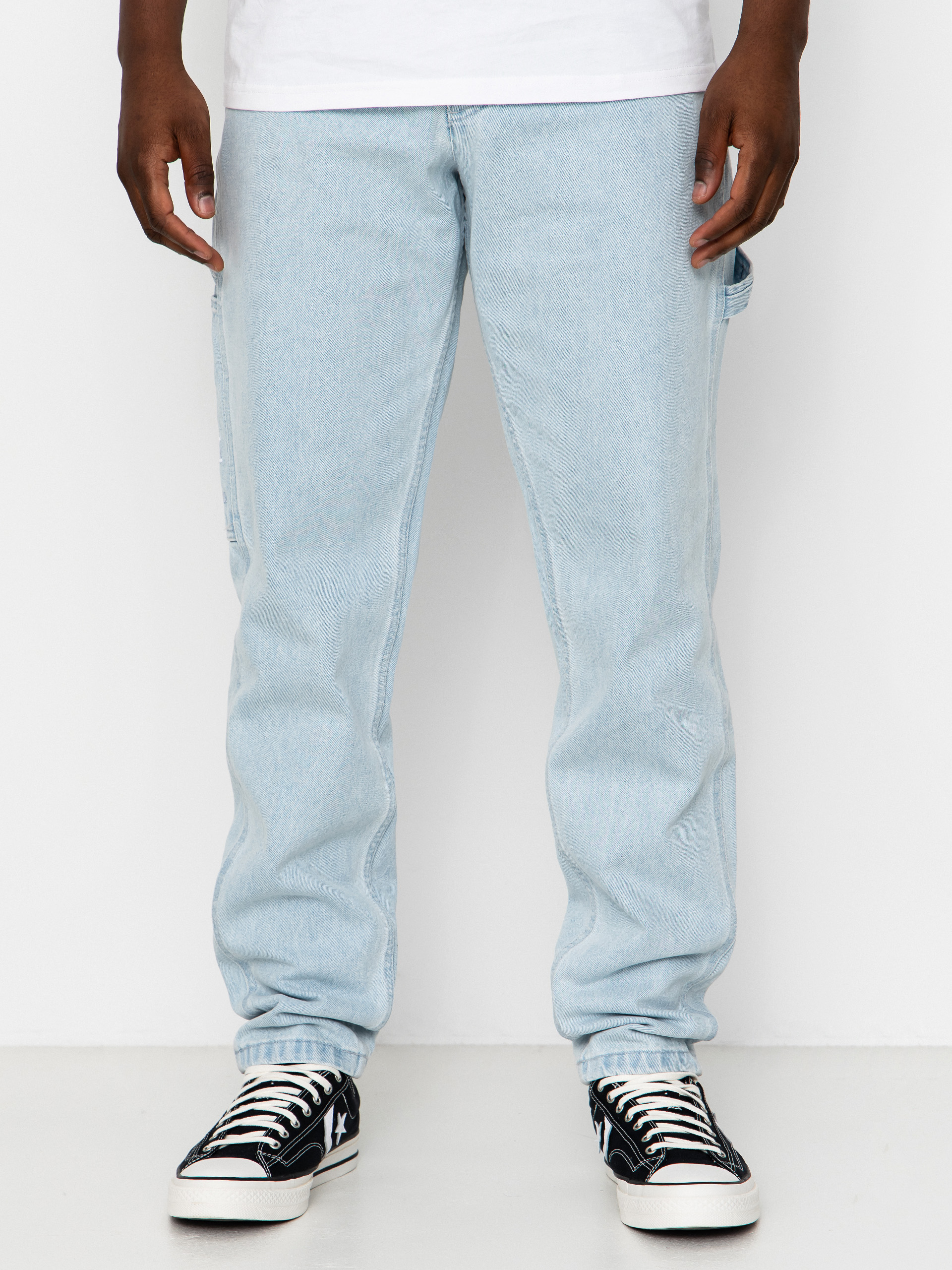 Karl Kani Retro Tapered Workwear Denim Pants (bleached blue)