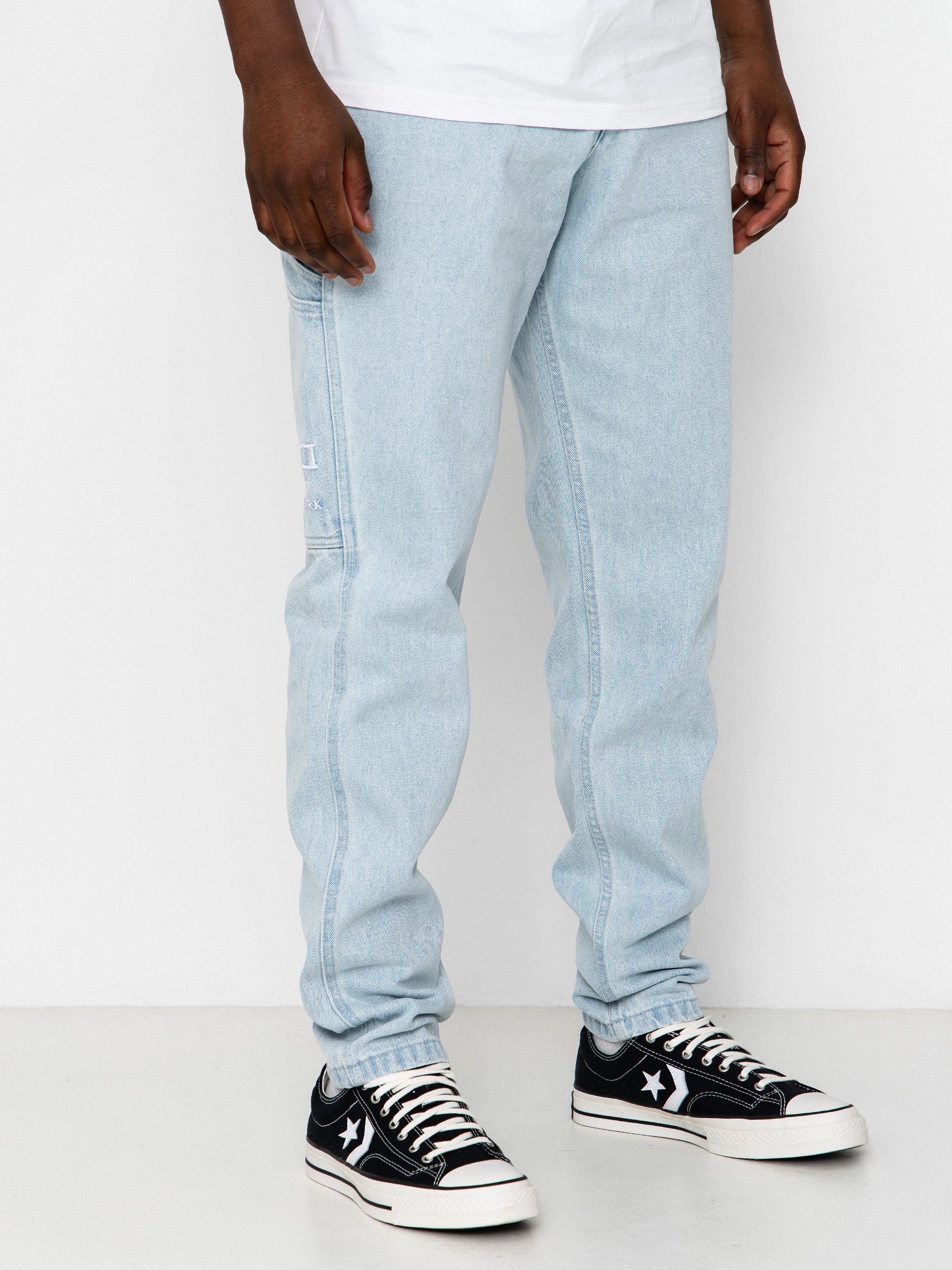 Karl Kani Retro Tapered Workwear Denim Pants (bleached blue)