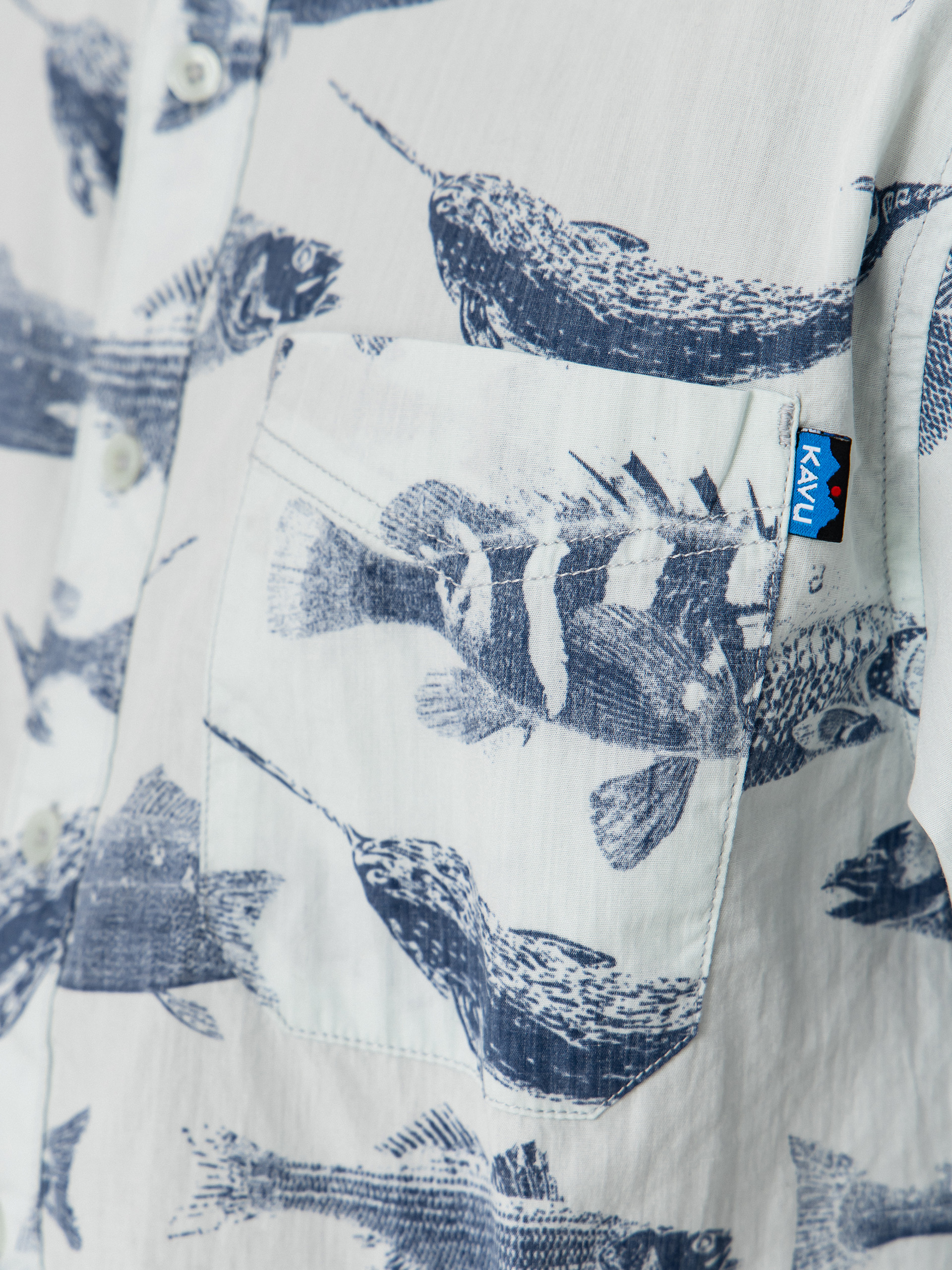 Kavu Topspot Shirt (big blue fish)