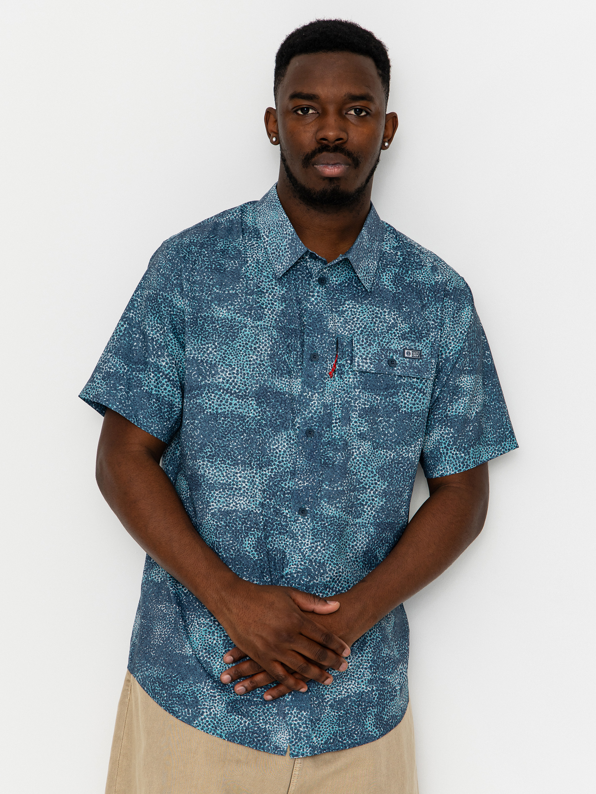 Salty Crew Hemd Flagship Uv Button Up (dark navy)