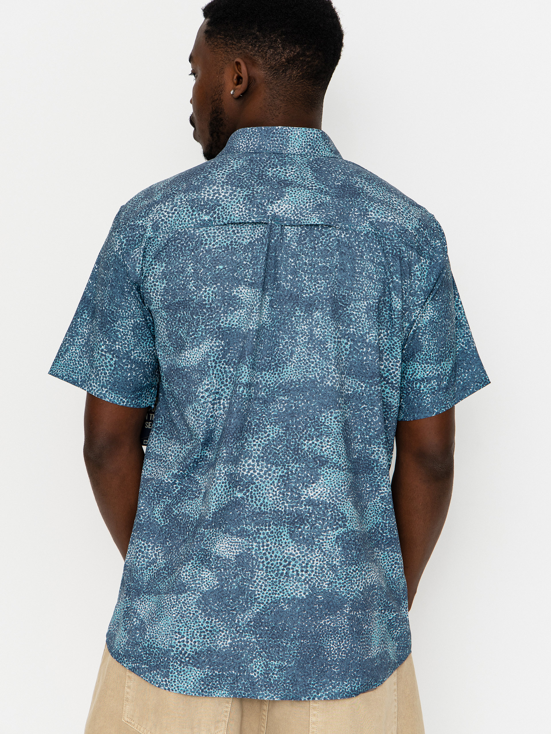 Salty Crew Shirt Flagship Uv Button Up (dark navy)