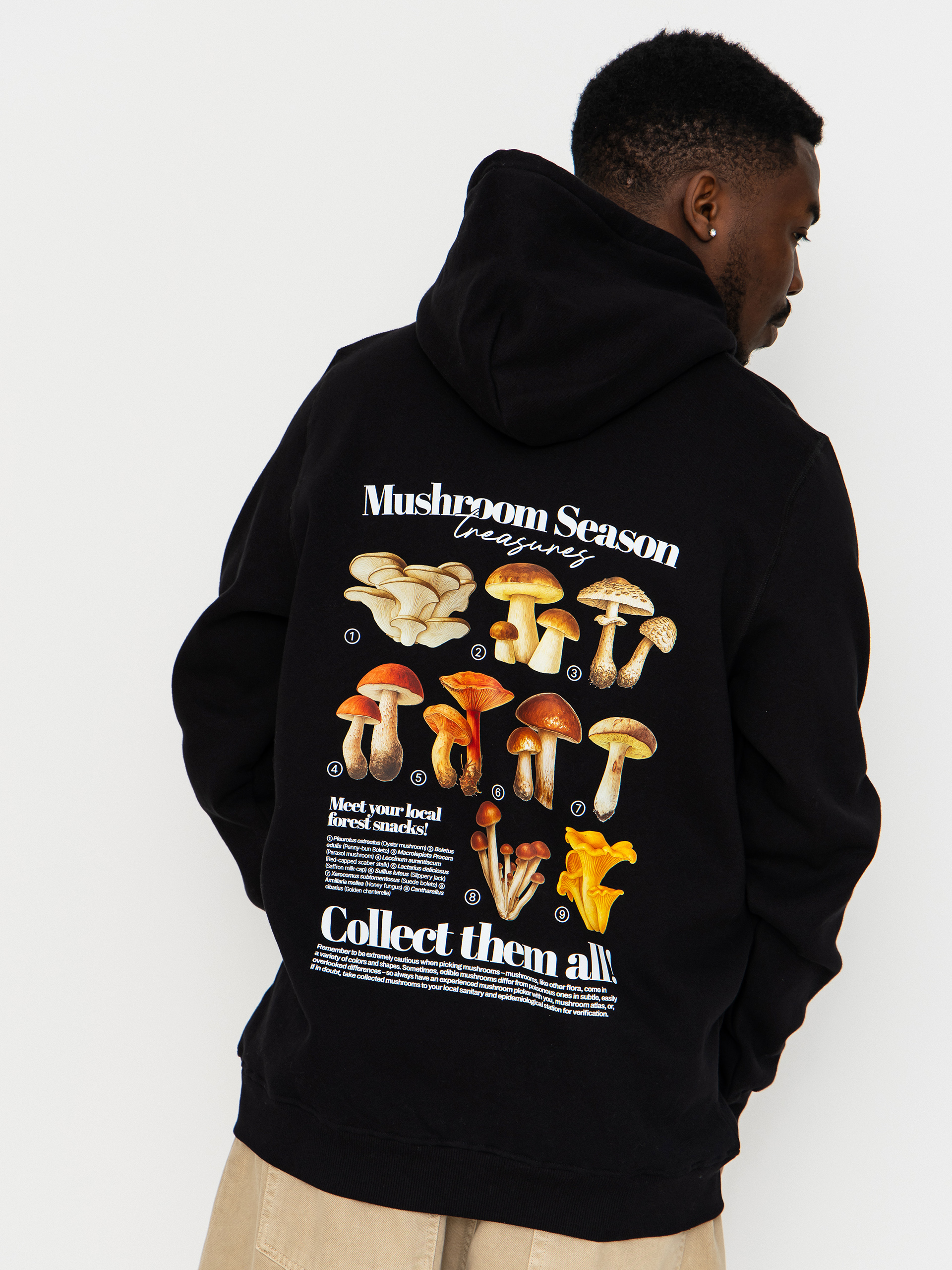 Palto Mushroom Hunter HD Hoodie (black)