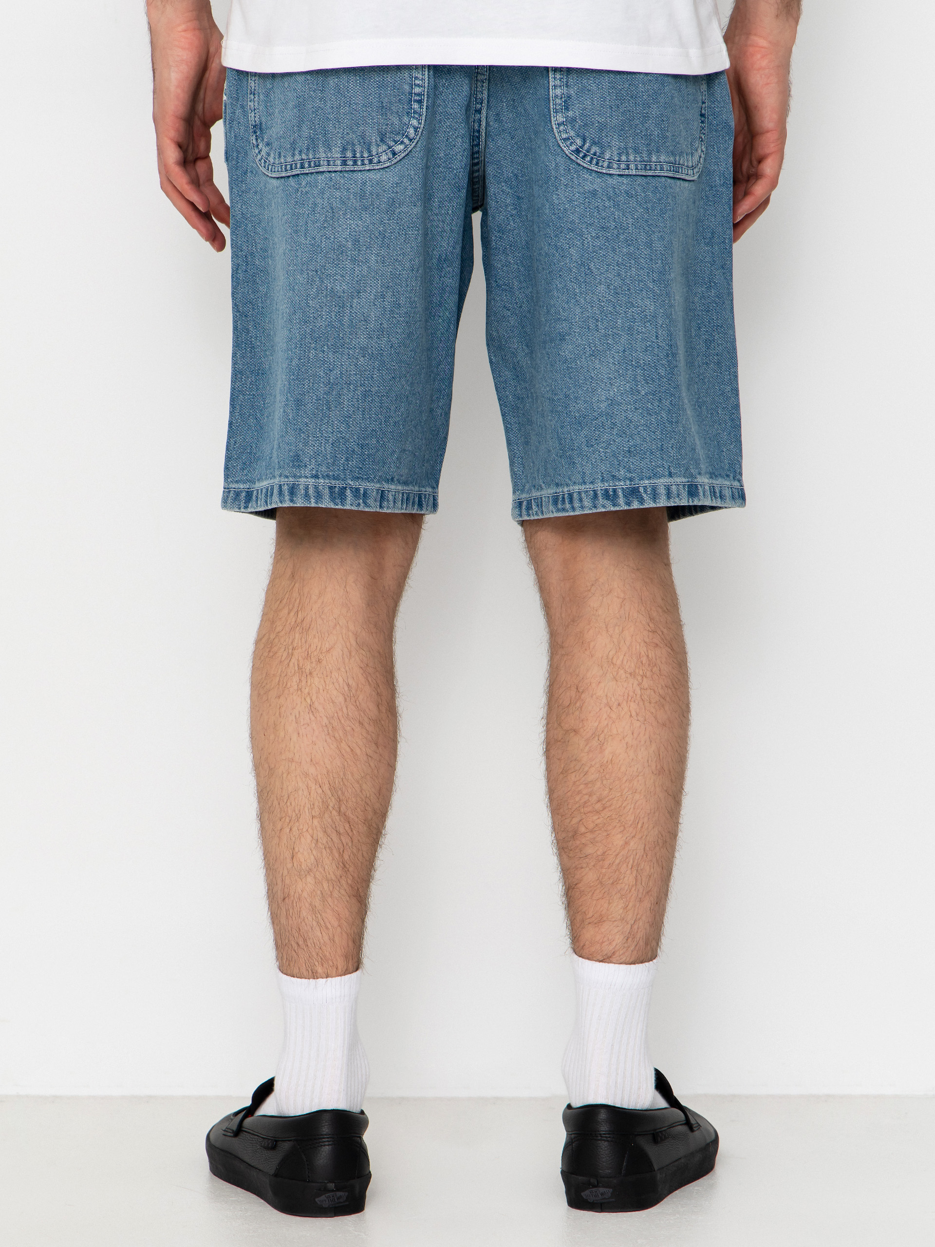 Vans Chore Loose Denim Shorts (stonewash/blue)
