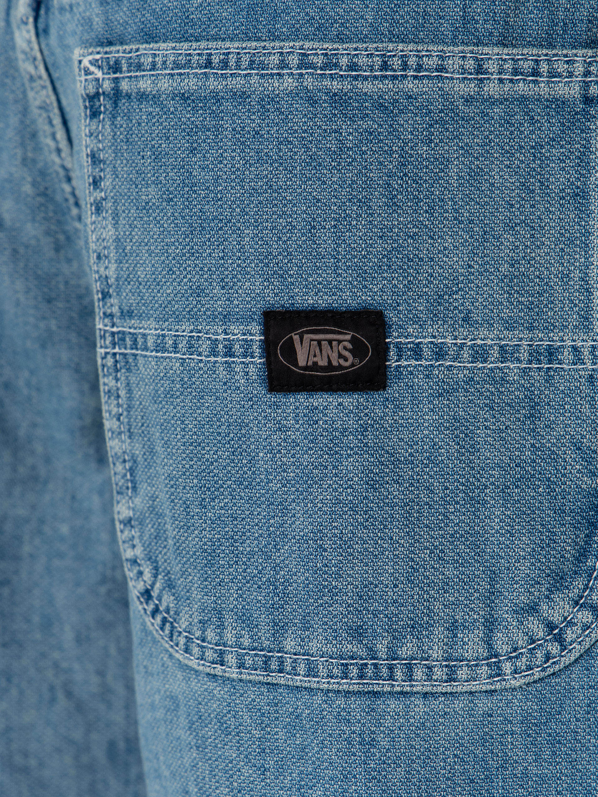 Vans Chore Loose Denim Shorts (stonewash/blue)