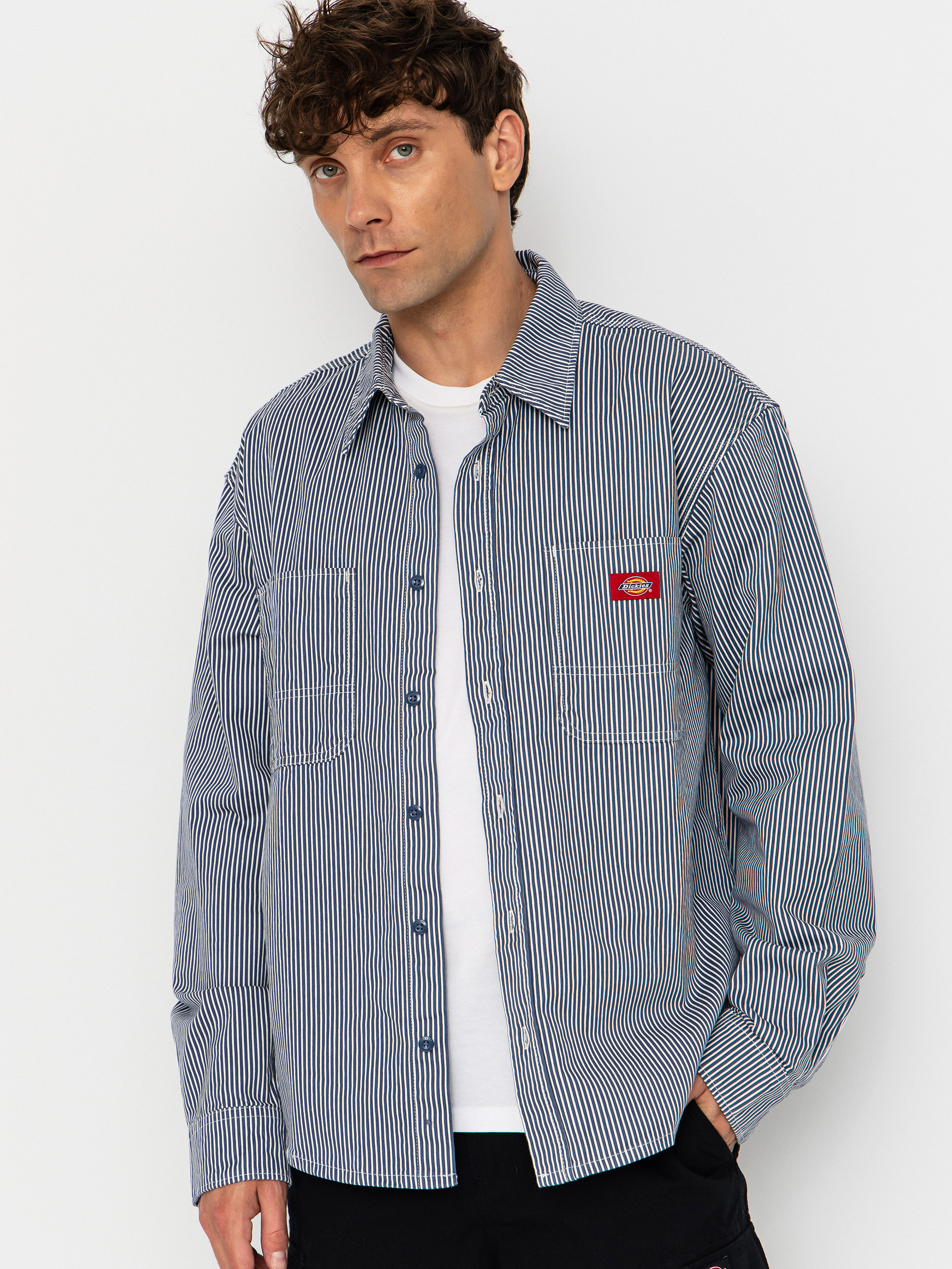 Dickies Hickory Work Hemd (retro indigo)