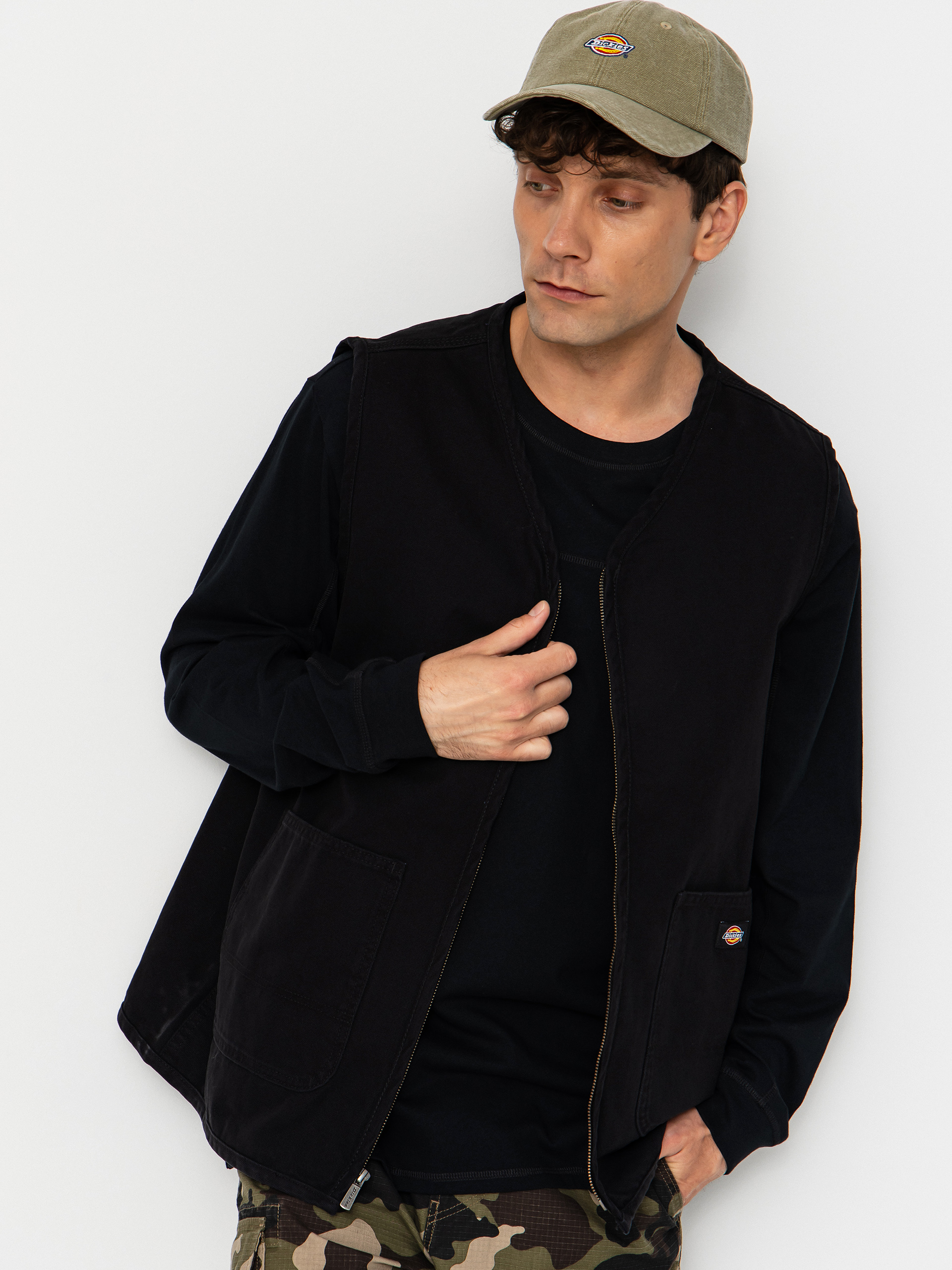 Dickies Canvas Summer Vest (black)