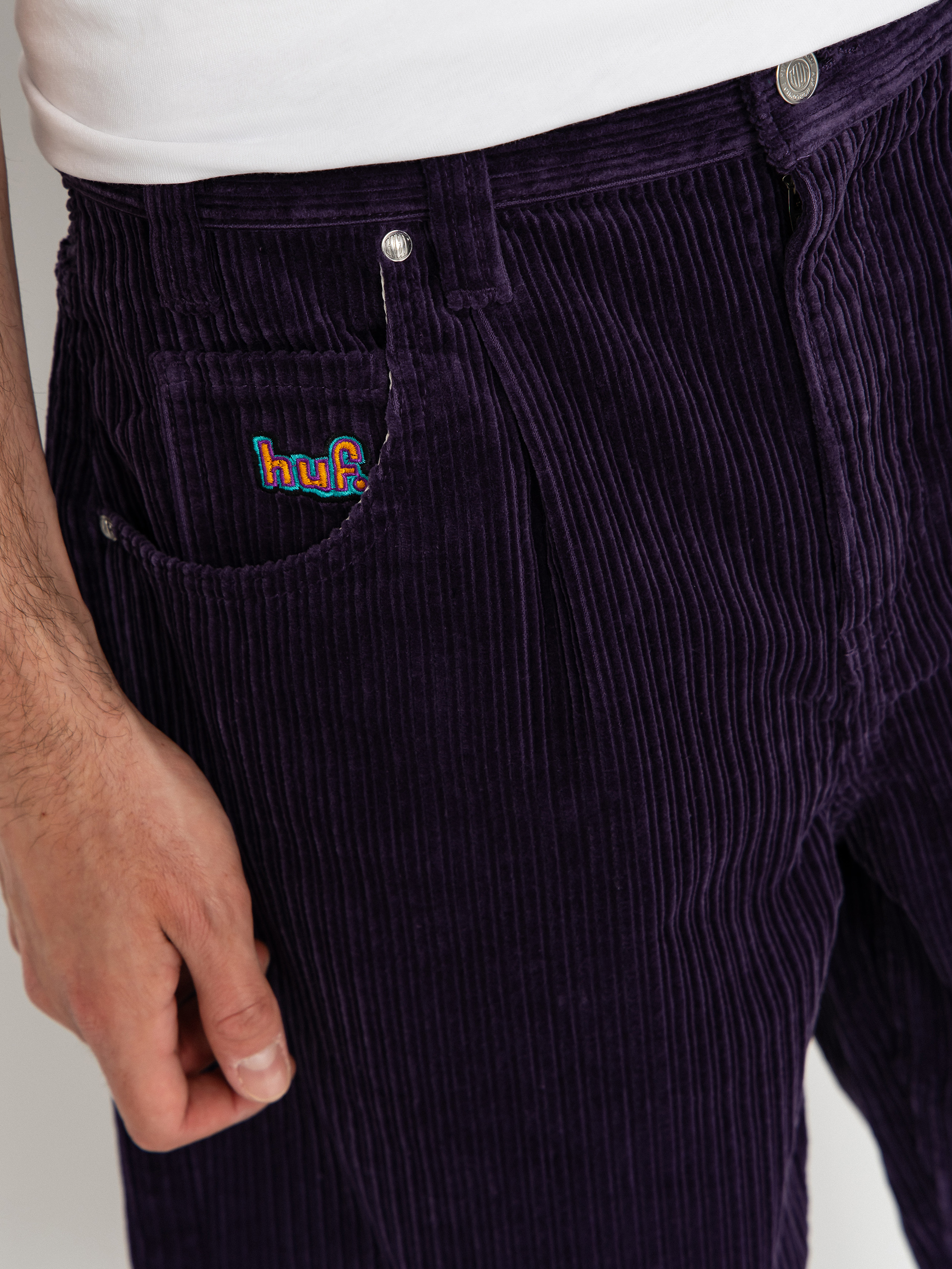 HUF Shorts Cromer Corduroy (dark berry)
