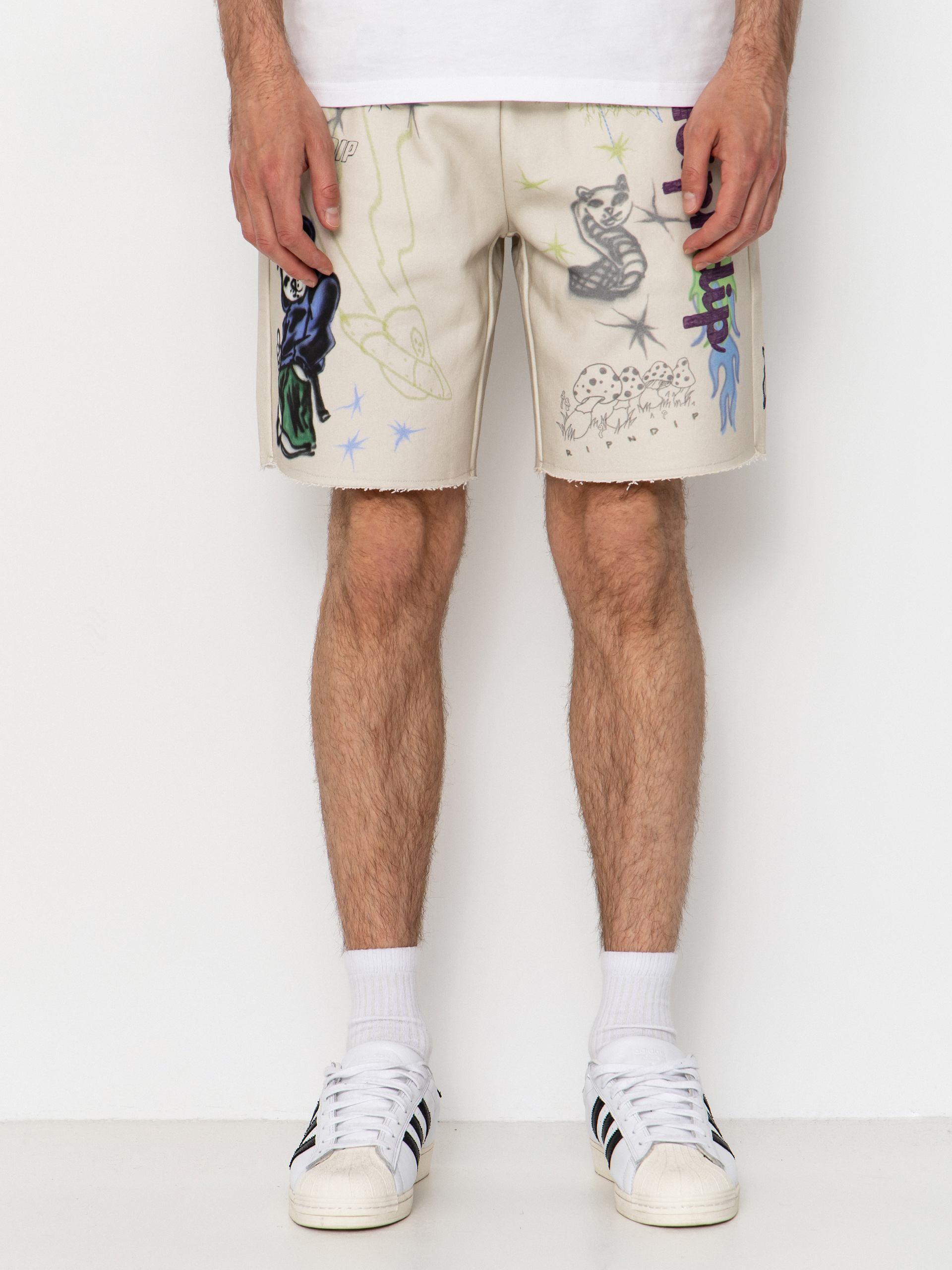 RipNDip Shorts Goosebumps Raw Edge