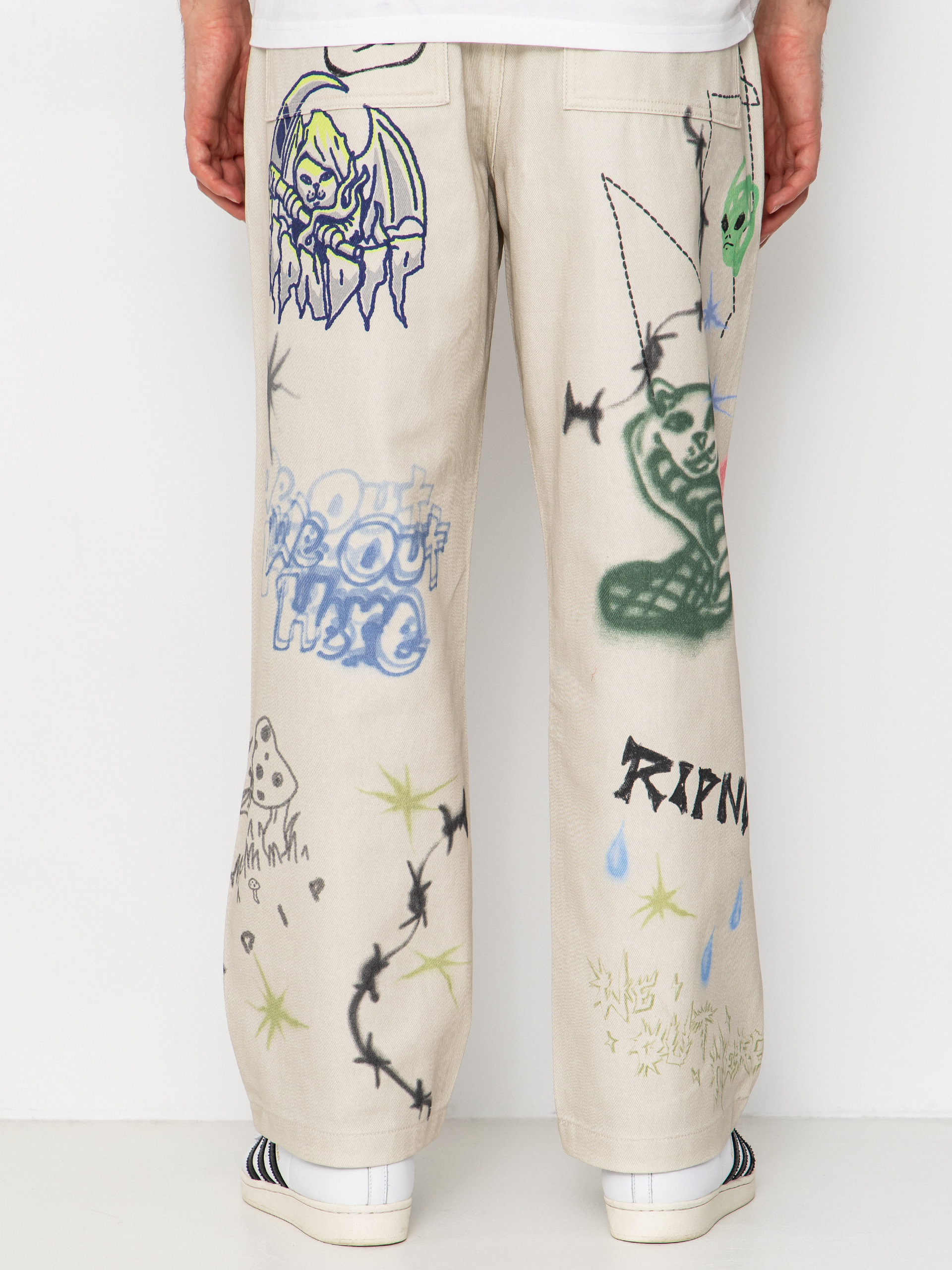 RipNDip Hose Goosebumps Wide Fit (bone)