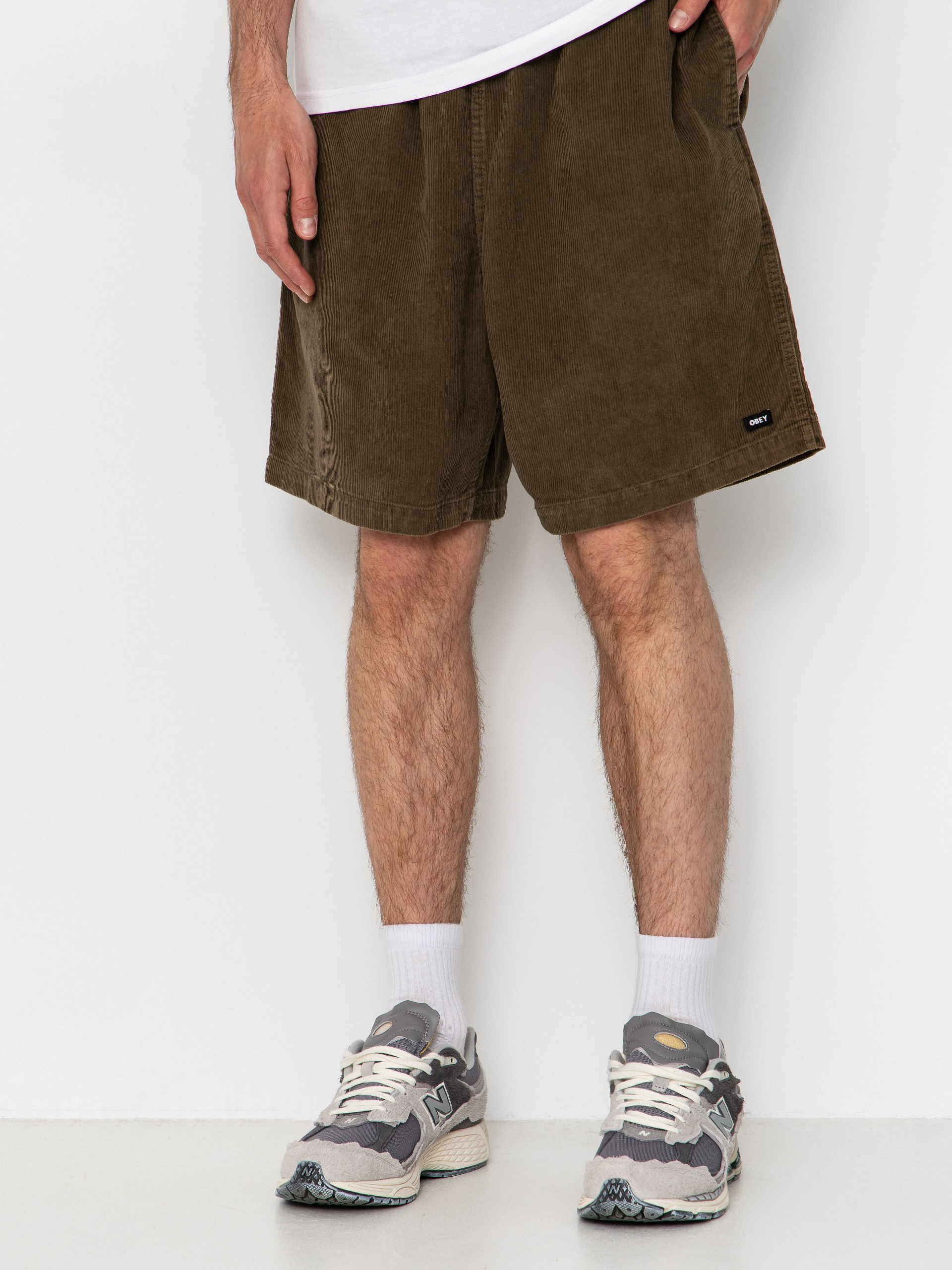 OBEY Horizon Shorts (canteen faded wash)