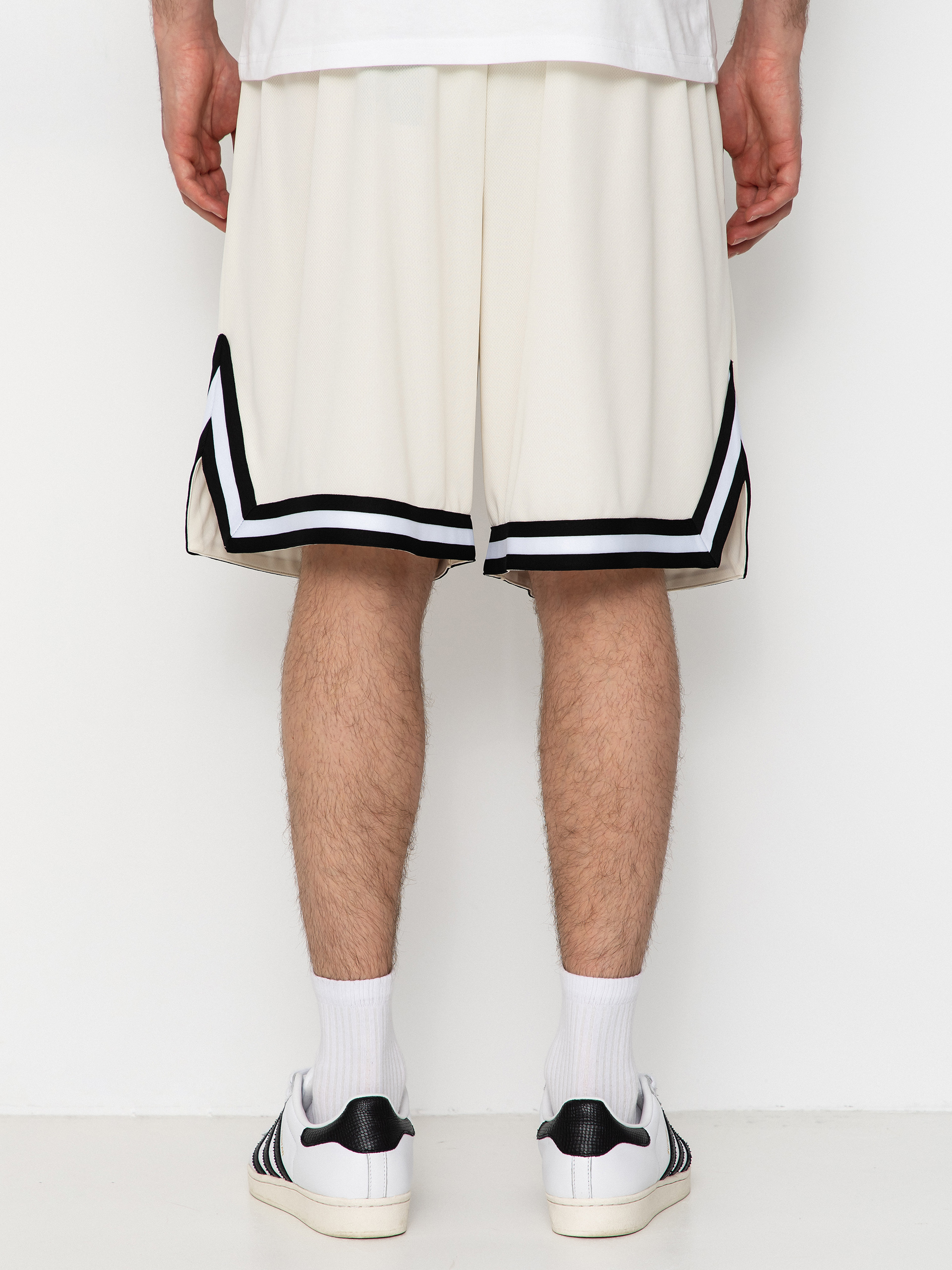 Karl Kani Shorts Small Signature Essential Mesh (off white)