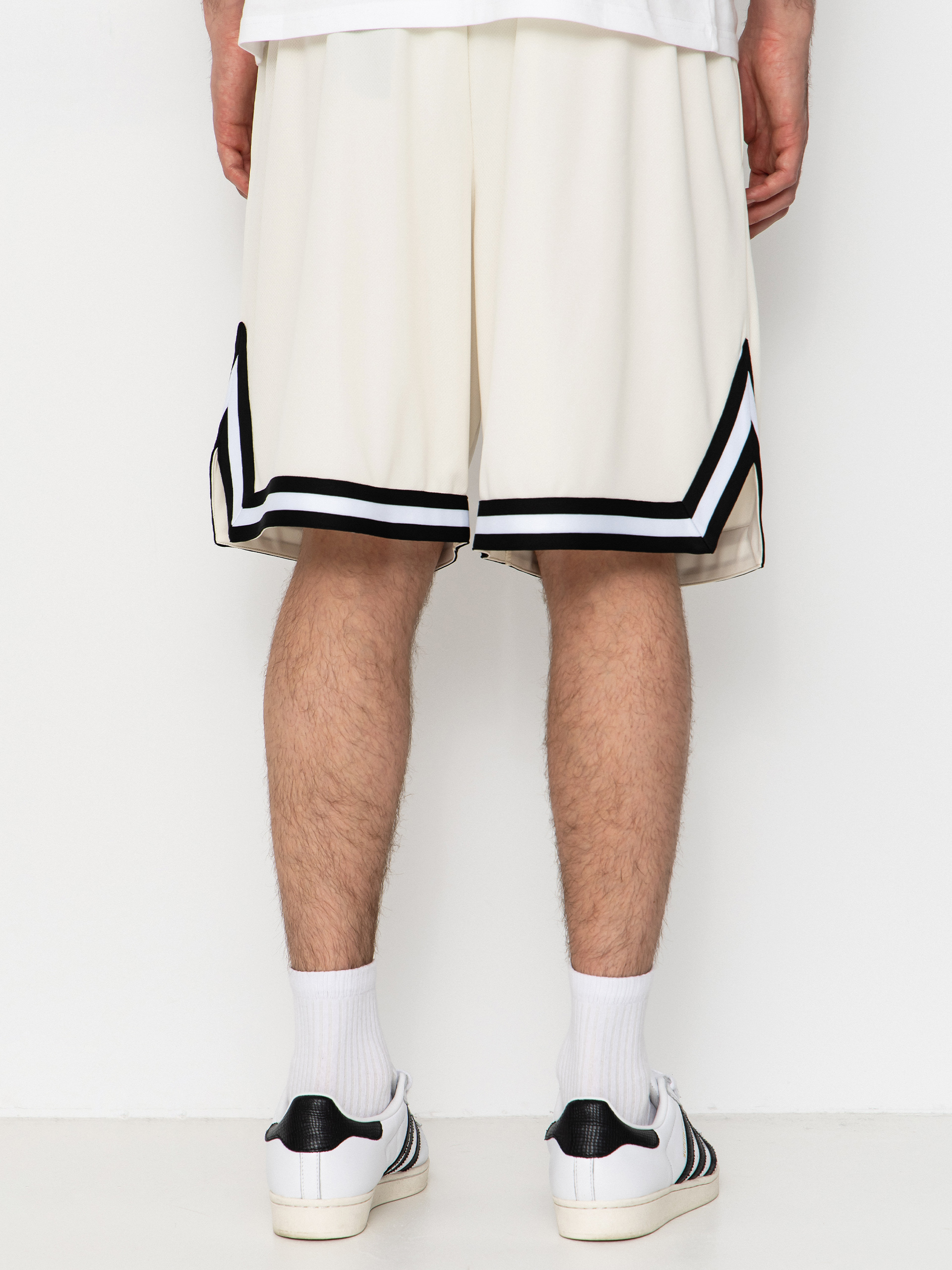 Karl Kani Shorts Small Signature Essential Mesh (off white)