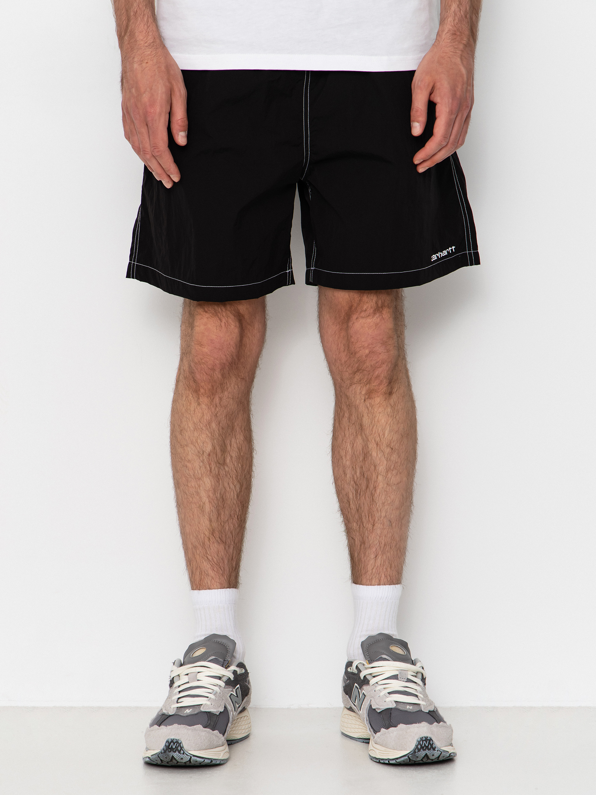 Carhartt WIP Canby Swim Shorts (black/white)