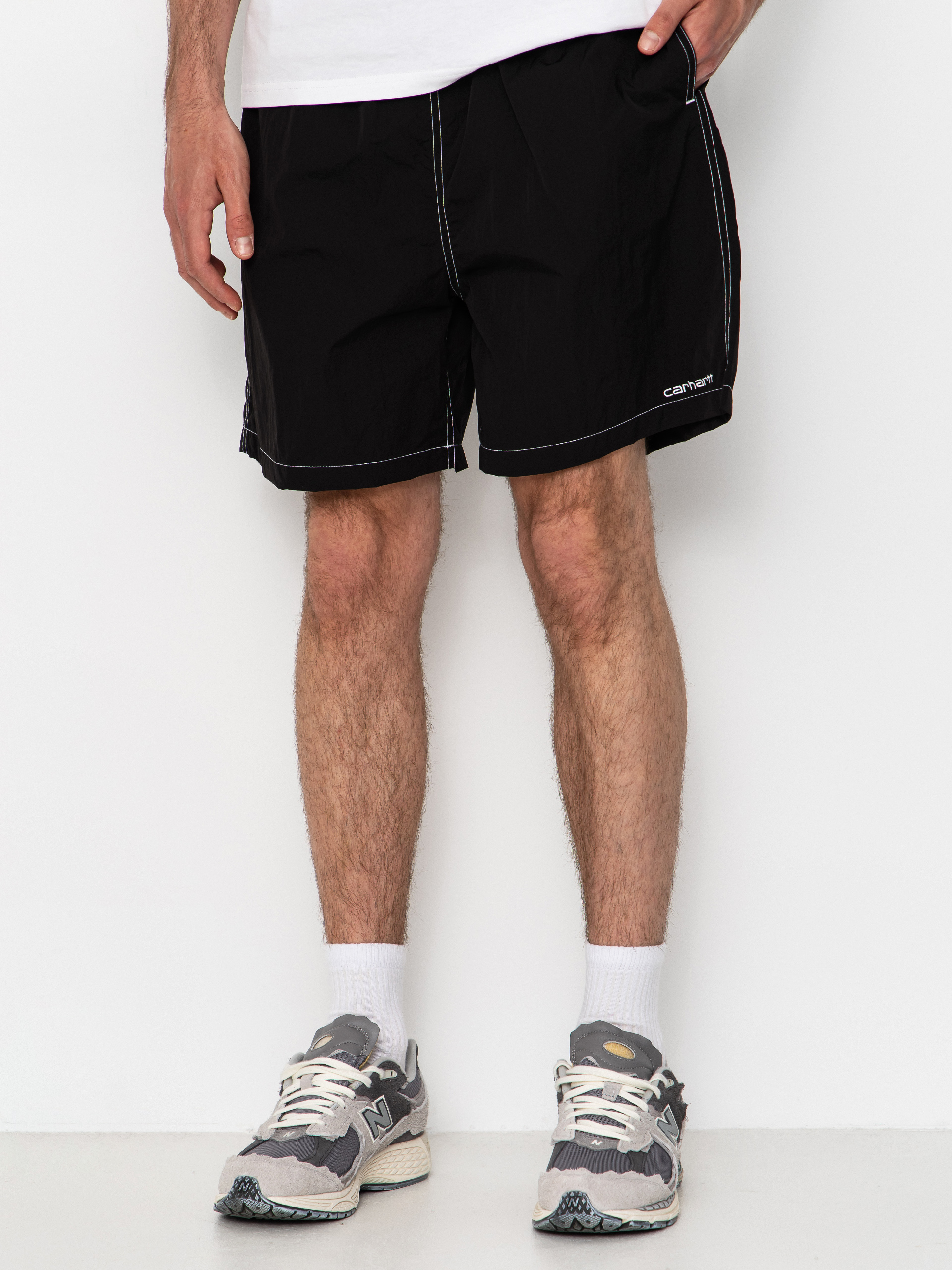 Carhartt WIP Canby Swim Shorts (black/white)