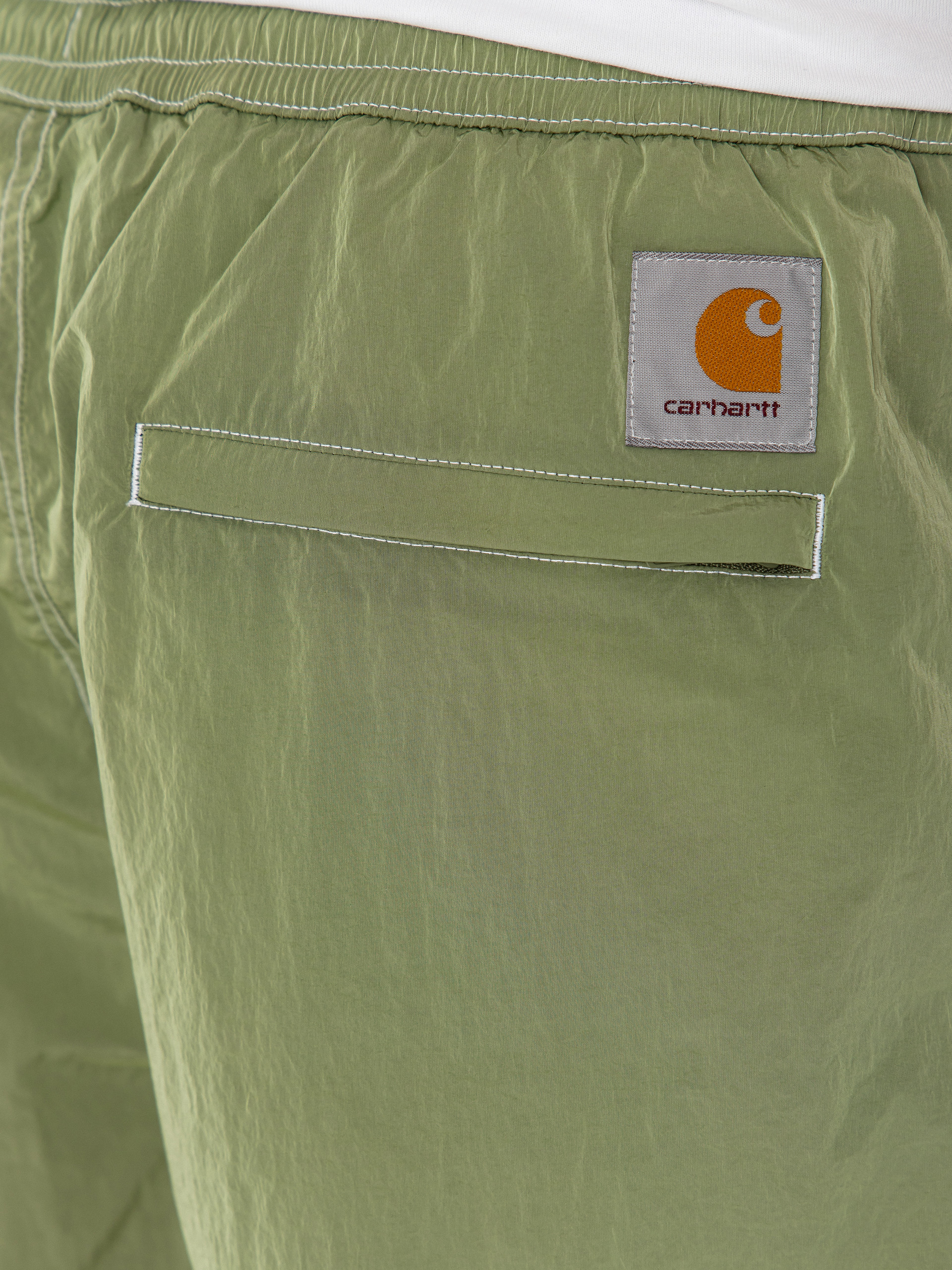 Carhartt WIP Canby Swim Shorts (gentle green/white)