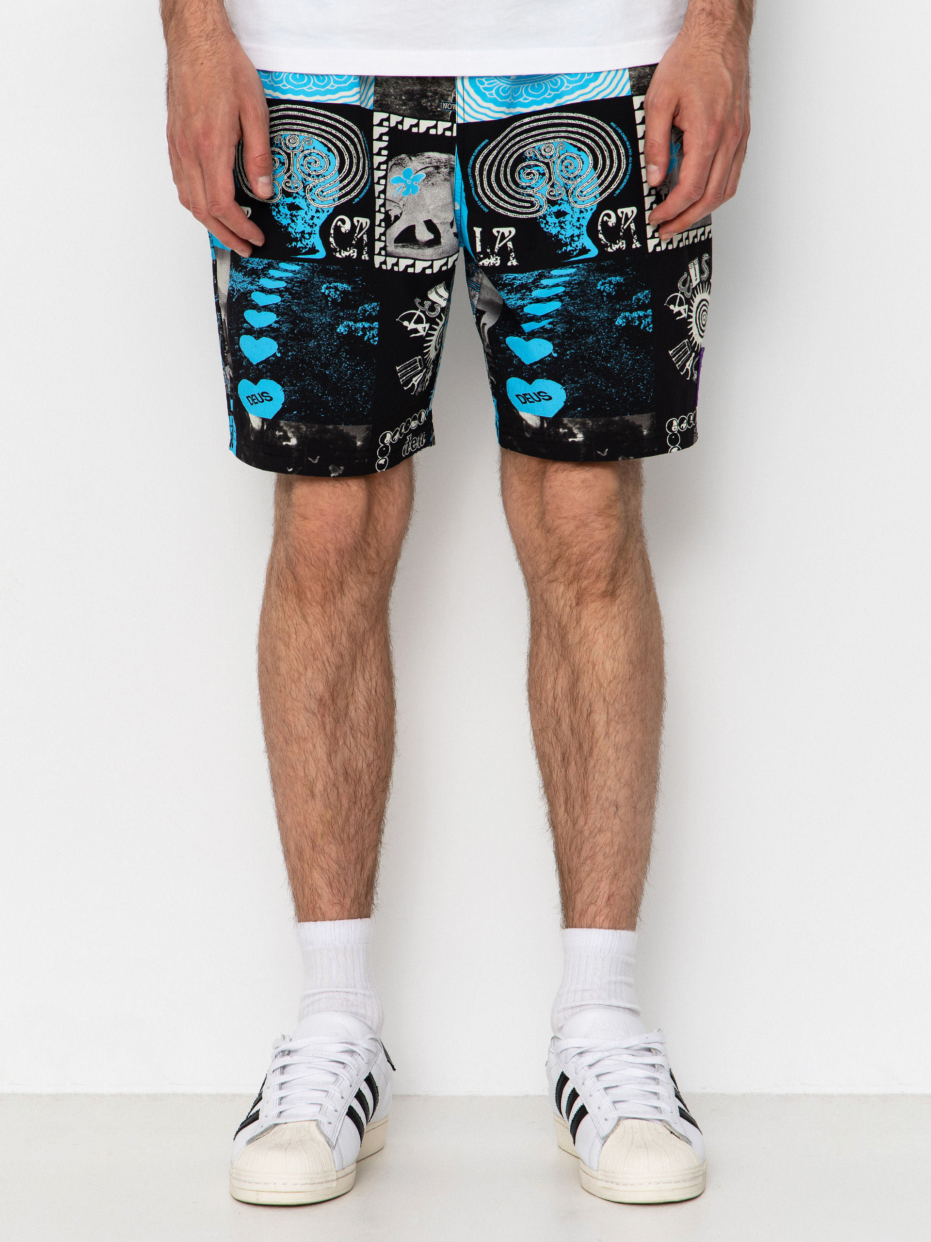 Deus Ex Machina Washed Away Swim Shorts (caviar)