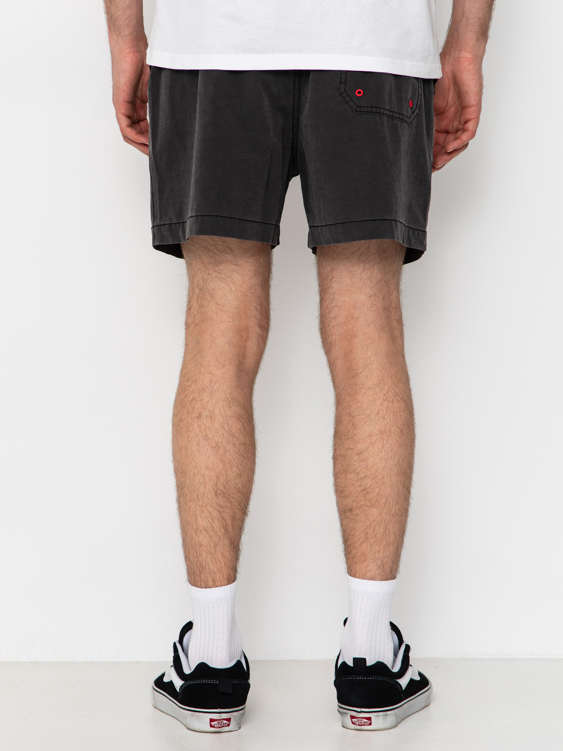 Deus Ex Machina Sandbar Garment Dyed Mesh Shorts (anthracite)