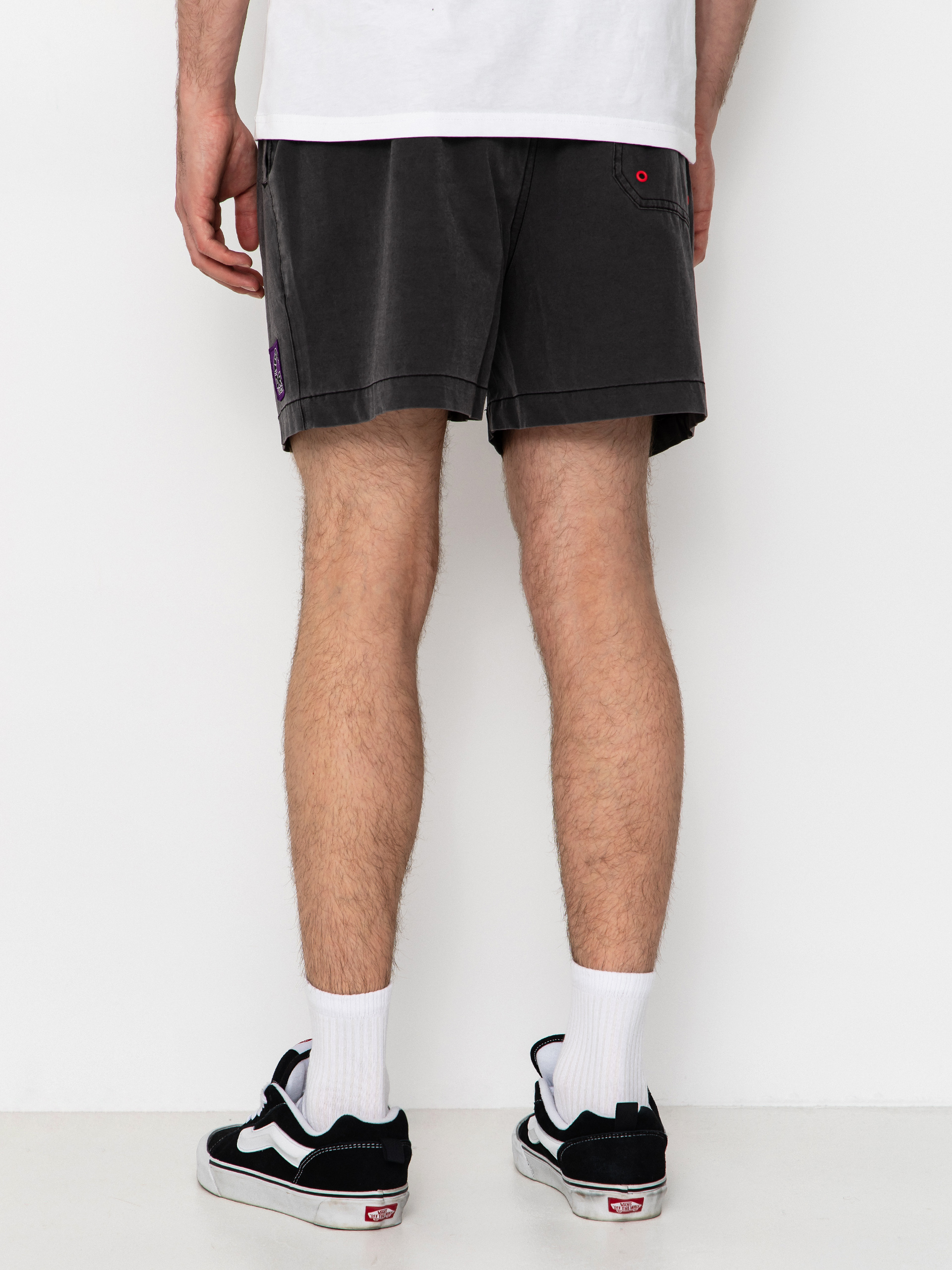 Deus Ex Machina Sandbar Garment Dyed Mesh Shorts (anthracite)