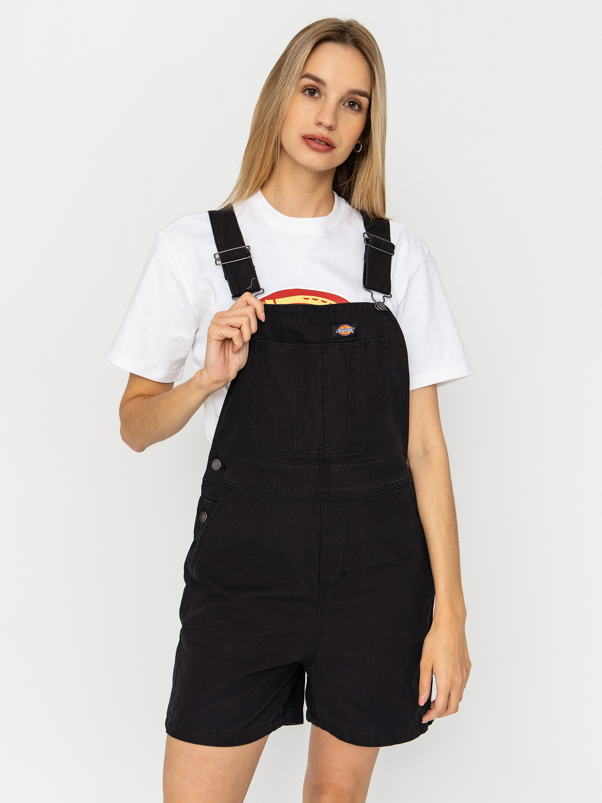 Dickies Shorts Lightweight Canvas Short Bib Wmn