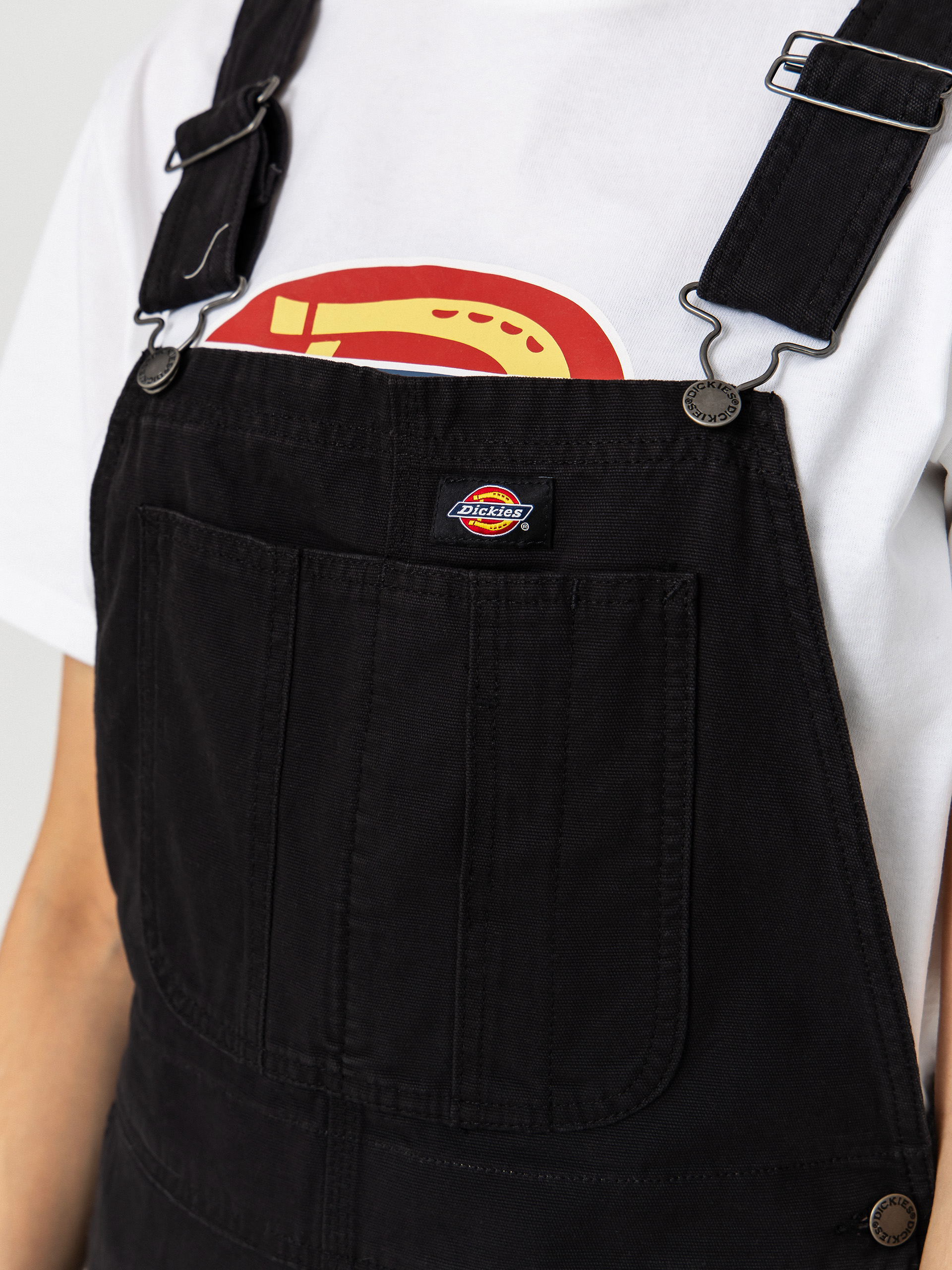 Dickies Shorts Lightweight Canvas Short Bib Wmn (black)