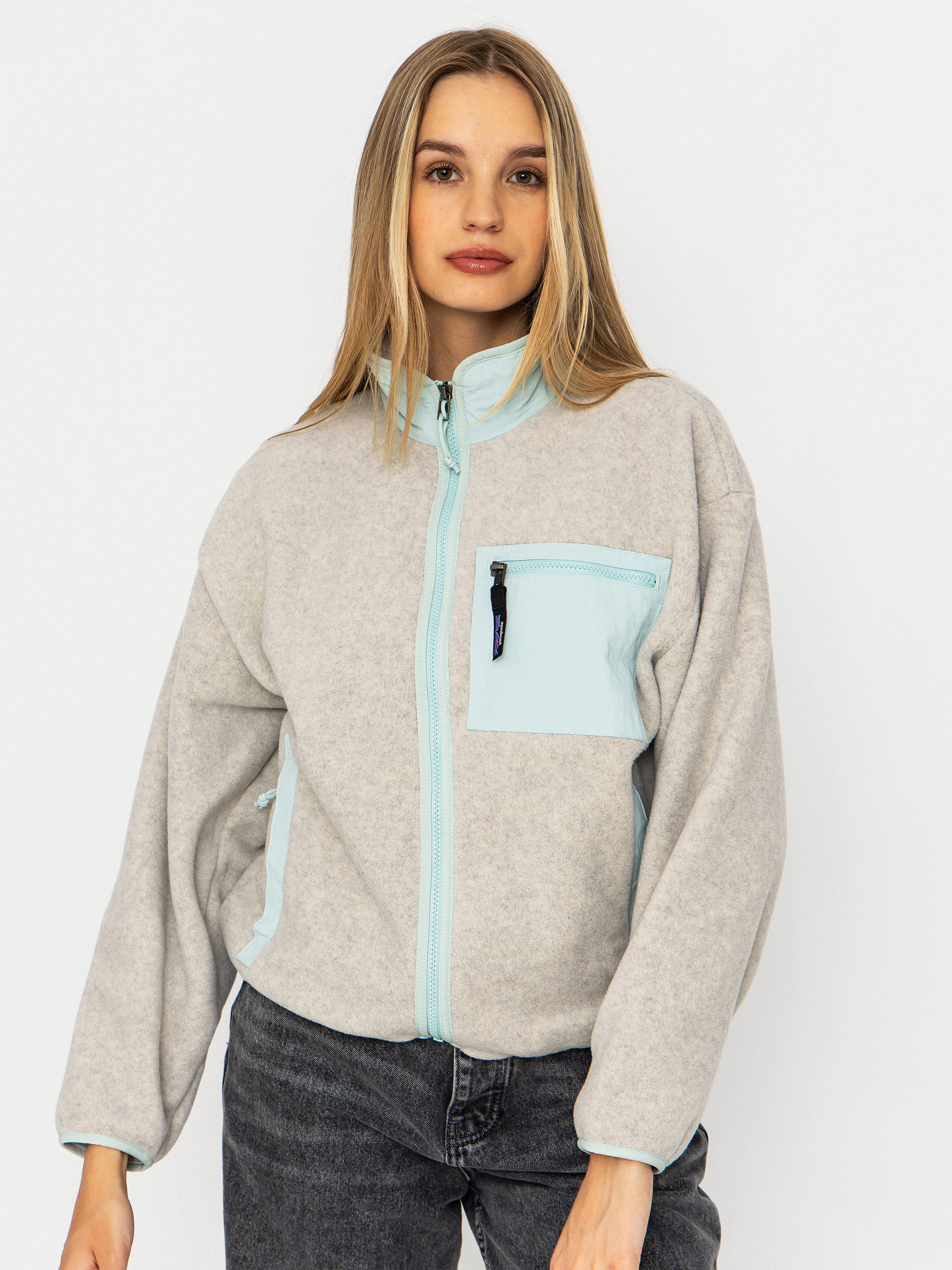 Patagonia Synchilla Wmn Fleece  (oatmeal heather w/thin ice)