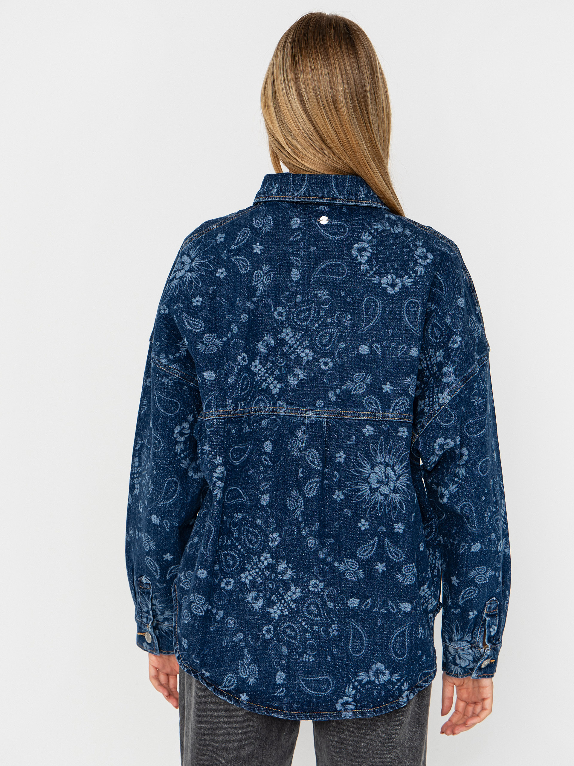 Roxy Kick Back Washed Denim Wmn Hemd (ocean blue)