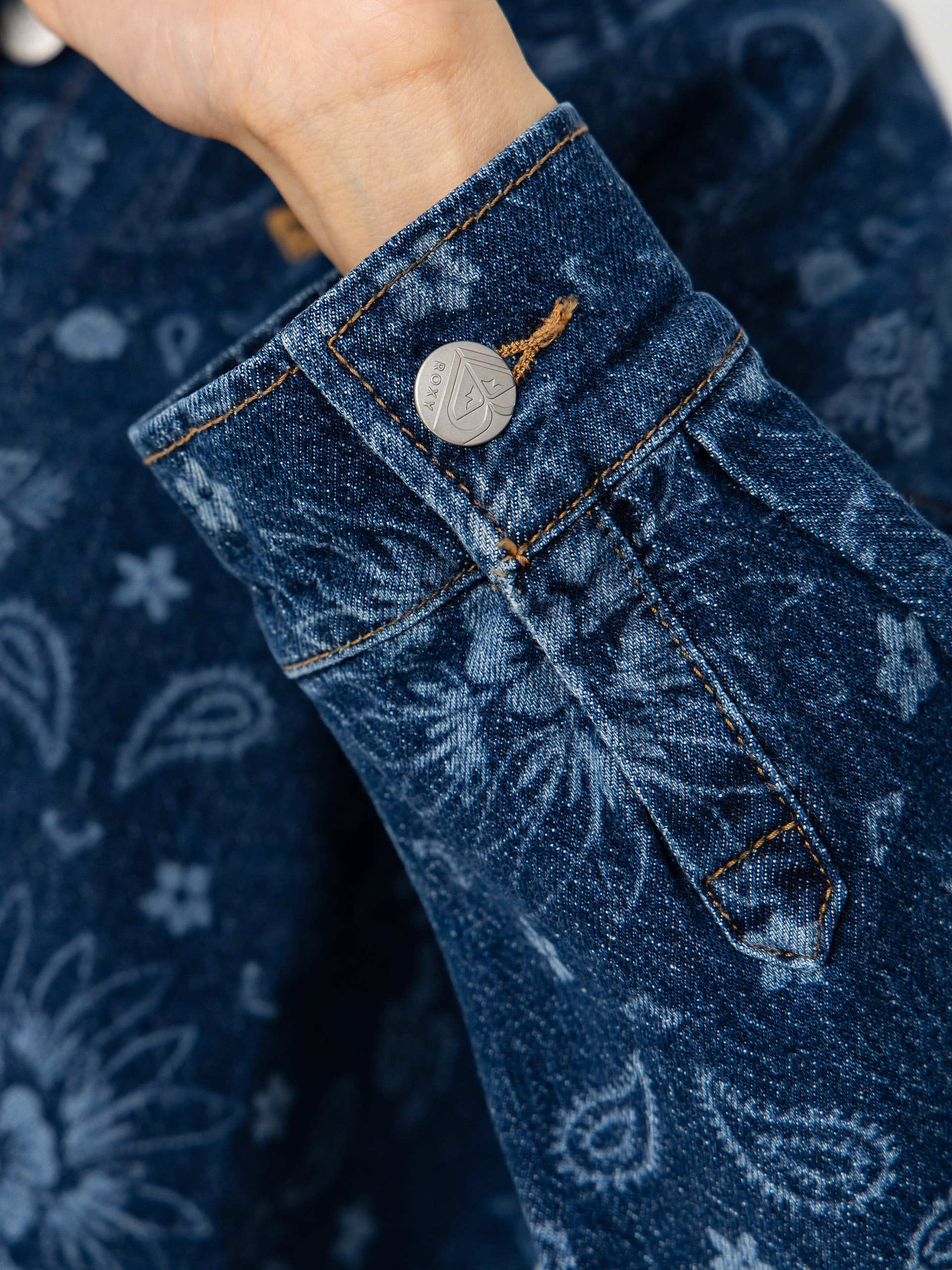 Roxy Kick Back Washed Denim Wmn Hemd (ocean blue)