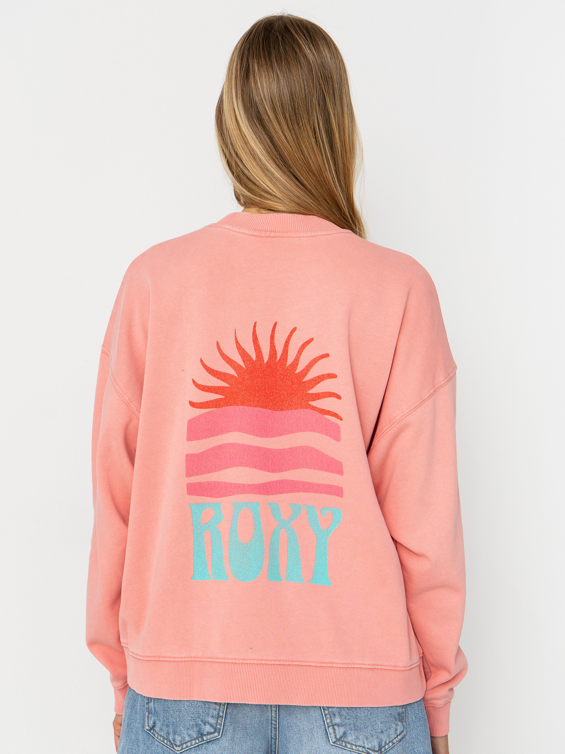 Roxy Lineup Oversized Wmn Sweatshirt (plumeria)