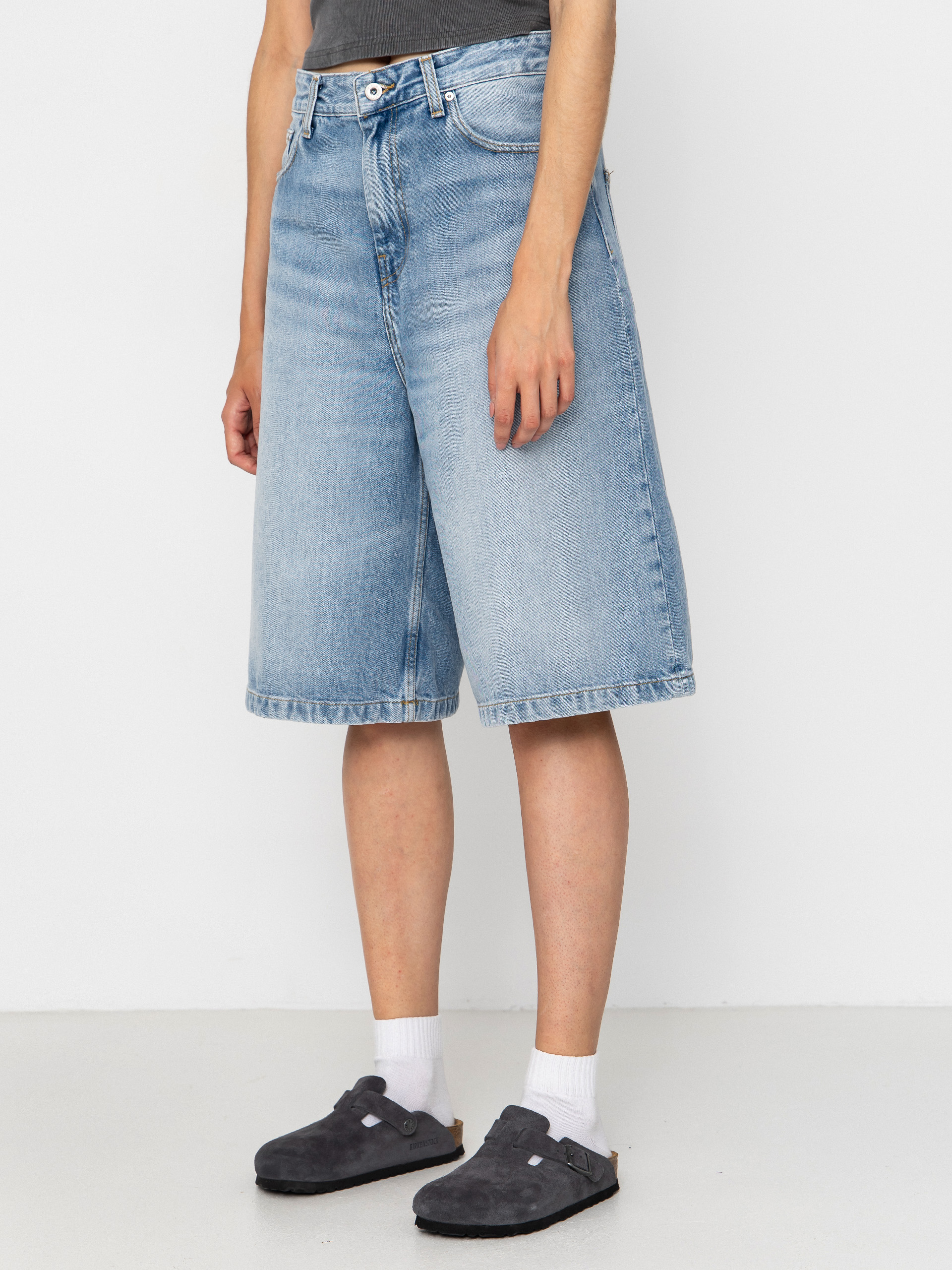 Carhartt WIP Belmont Wmn Shorts (blue heavy worn bleached)