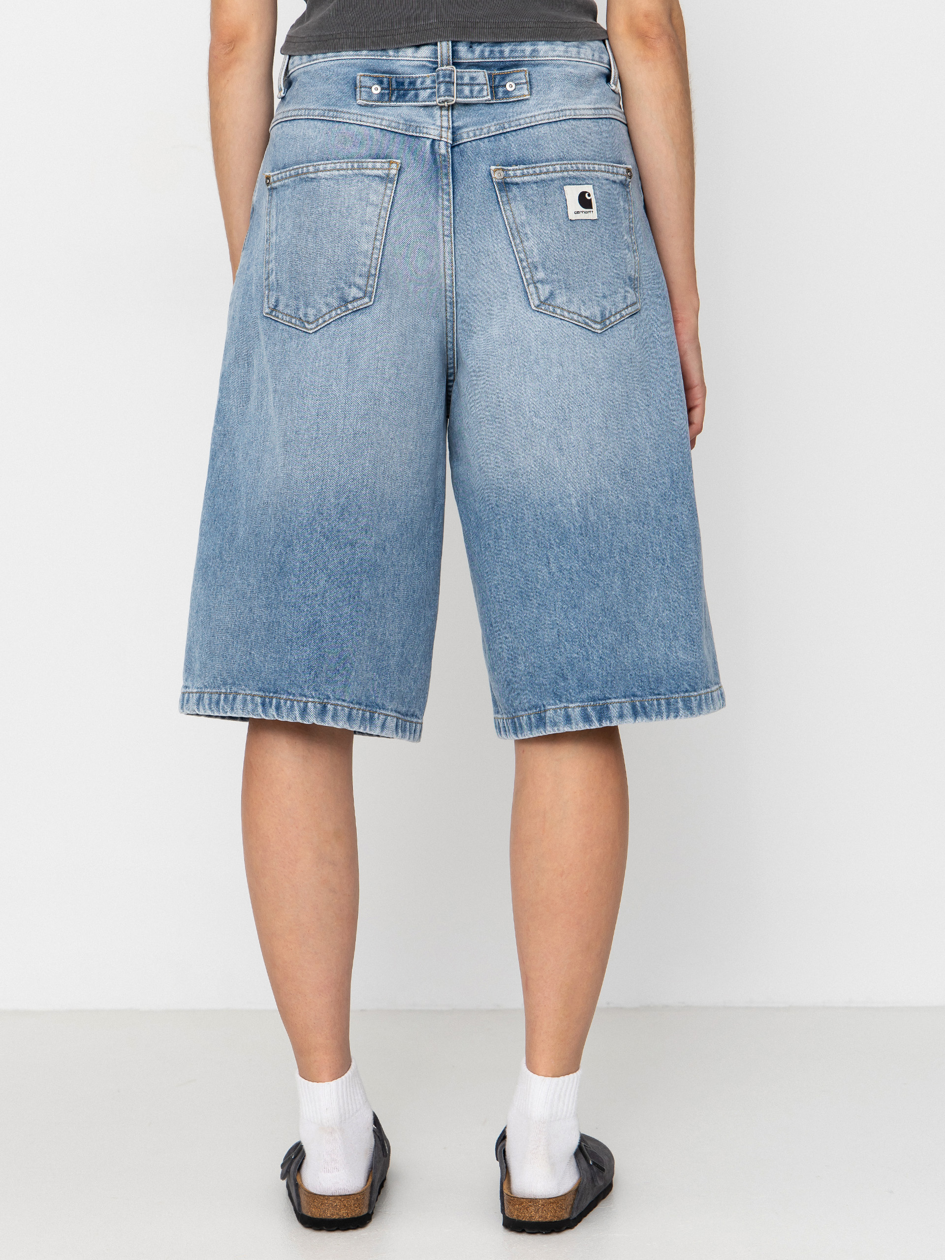 Carhartt WIP Belmont Wmn Shorts (blue heavy worn bleached)